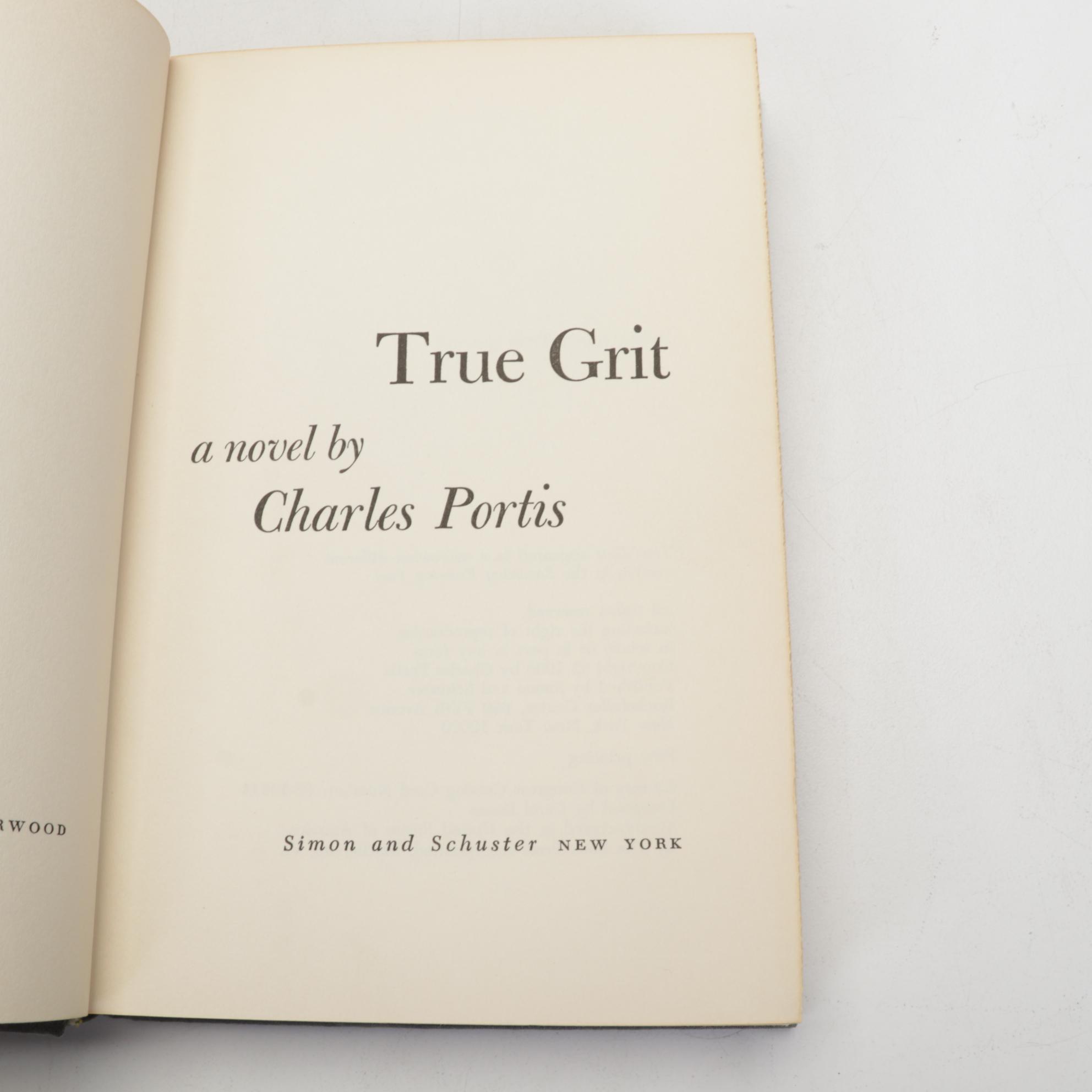 First Edition "True Grit" by Charles Portis and More Fiction Books