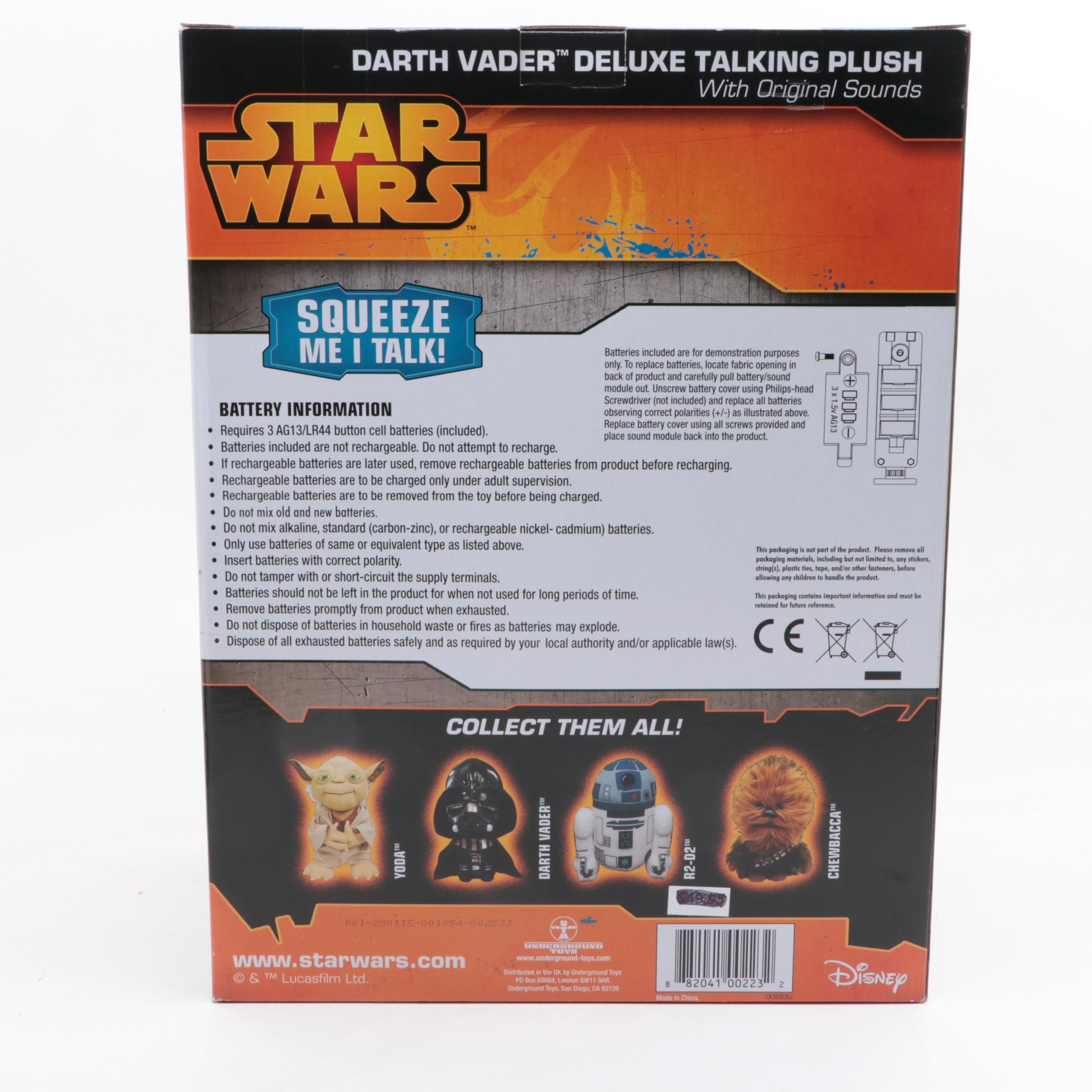 Underground Darth Vader Deluxe Talking Plush and More Star Wars Toys