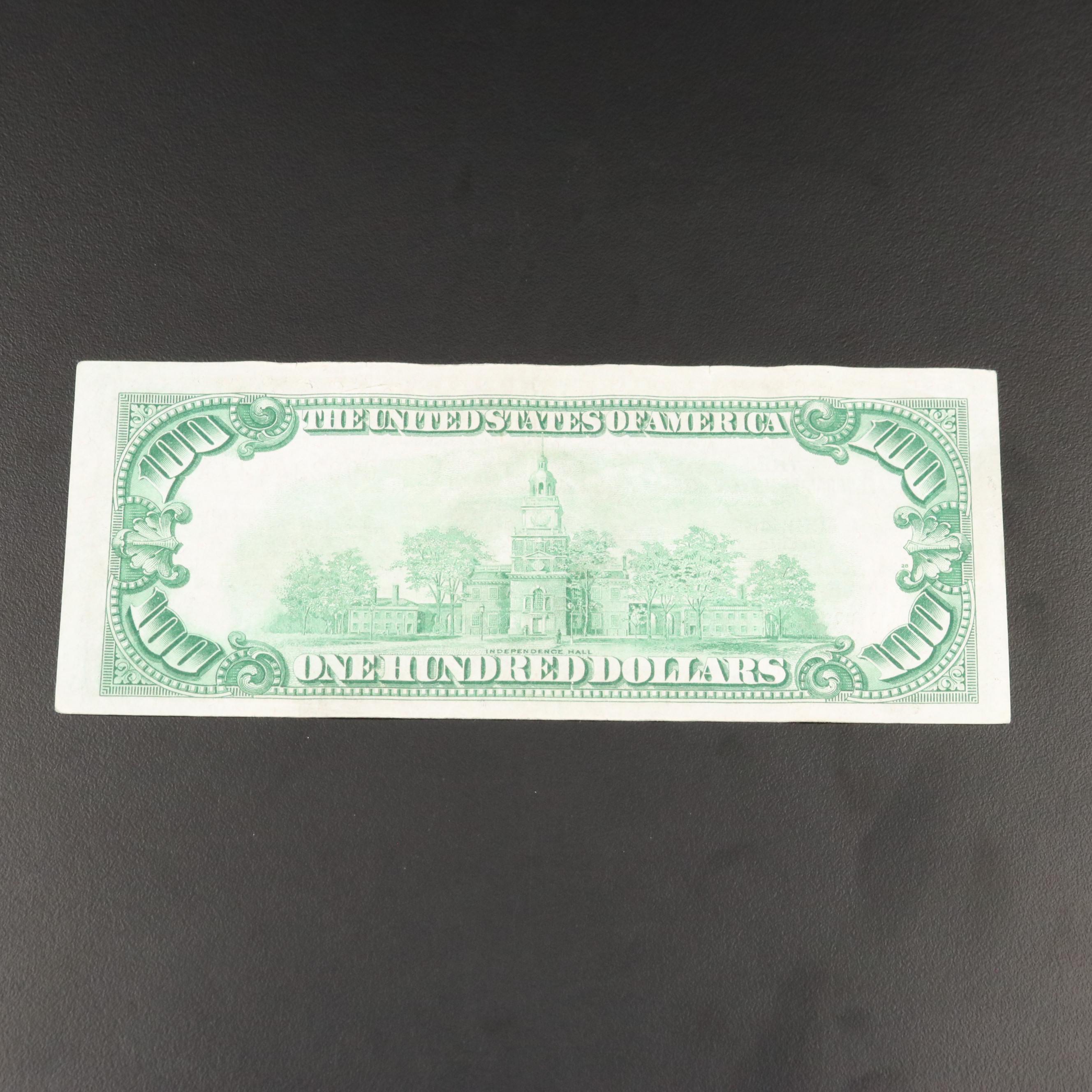 Series 1929 $100 Federal Reserve Bank Note