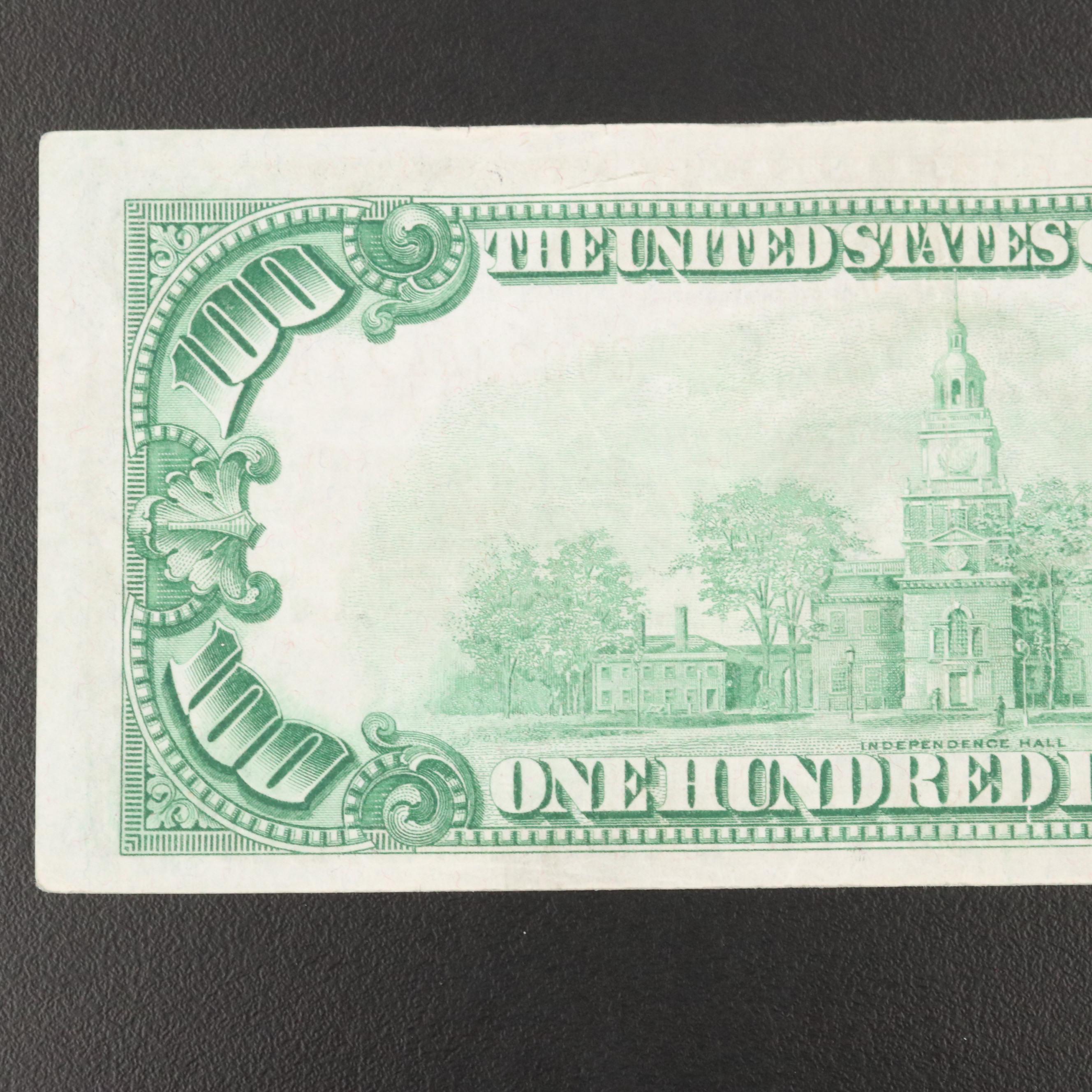 Series 1929 $100 Federal Reserve Bank Note