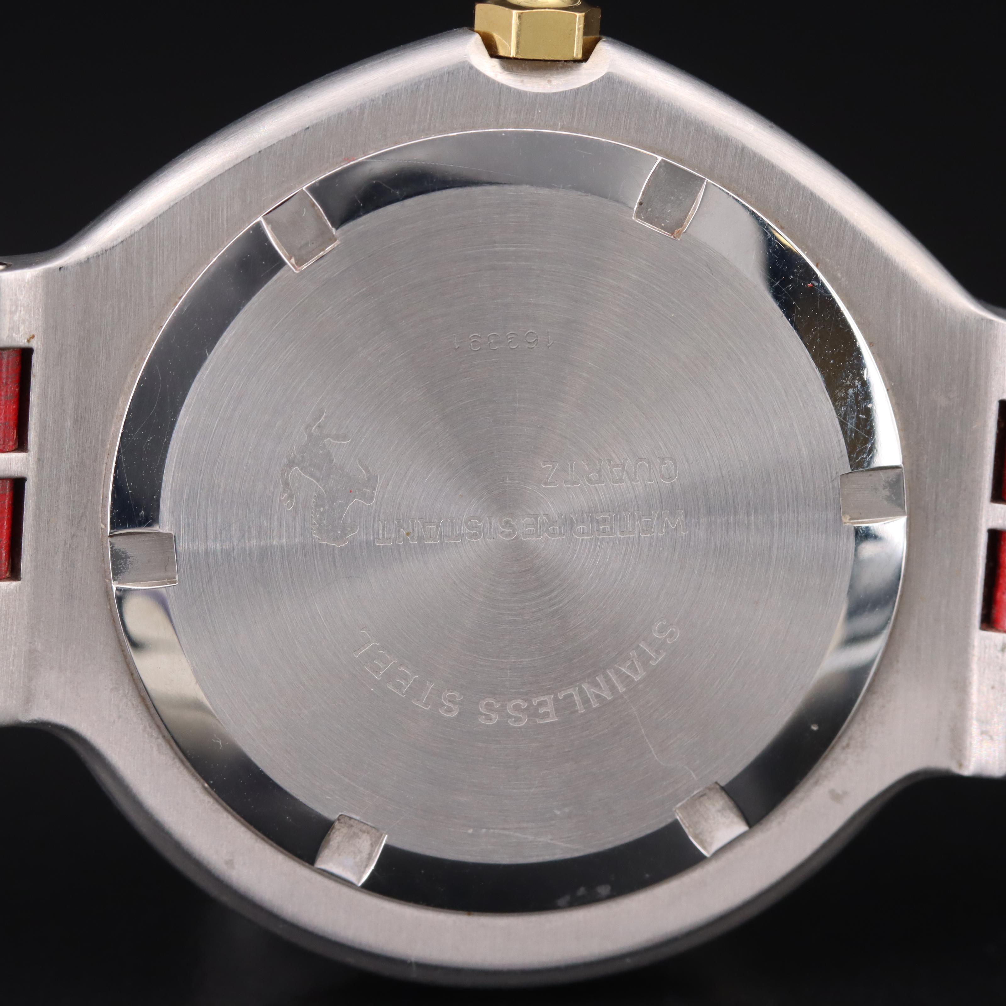 Vintage Ferrari Formula Stainless Steel Quartz Watch By Cartier