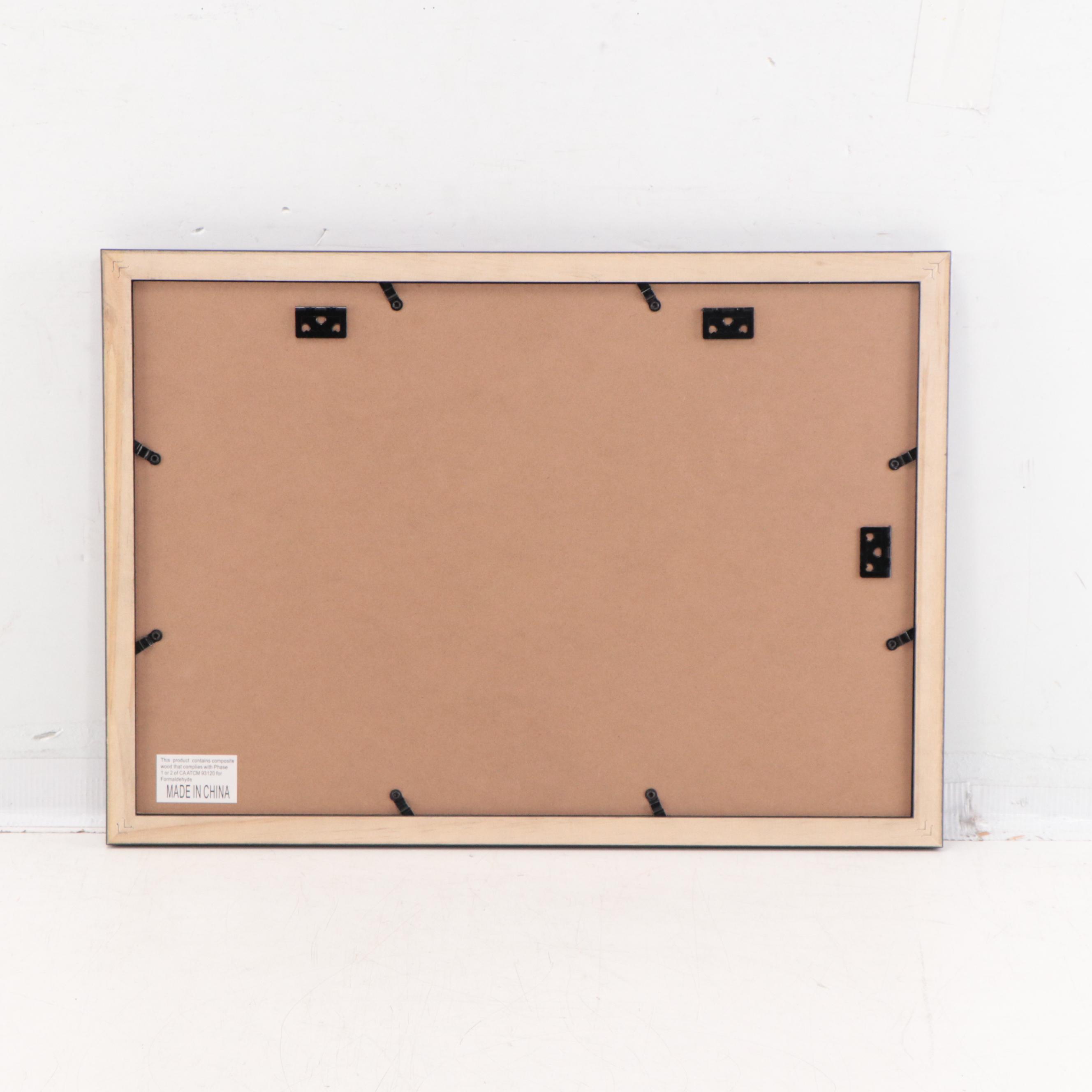 John Imhoff Watercolor Painting of Suburban Scene