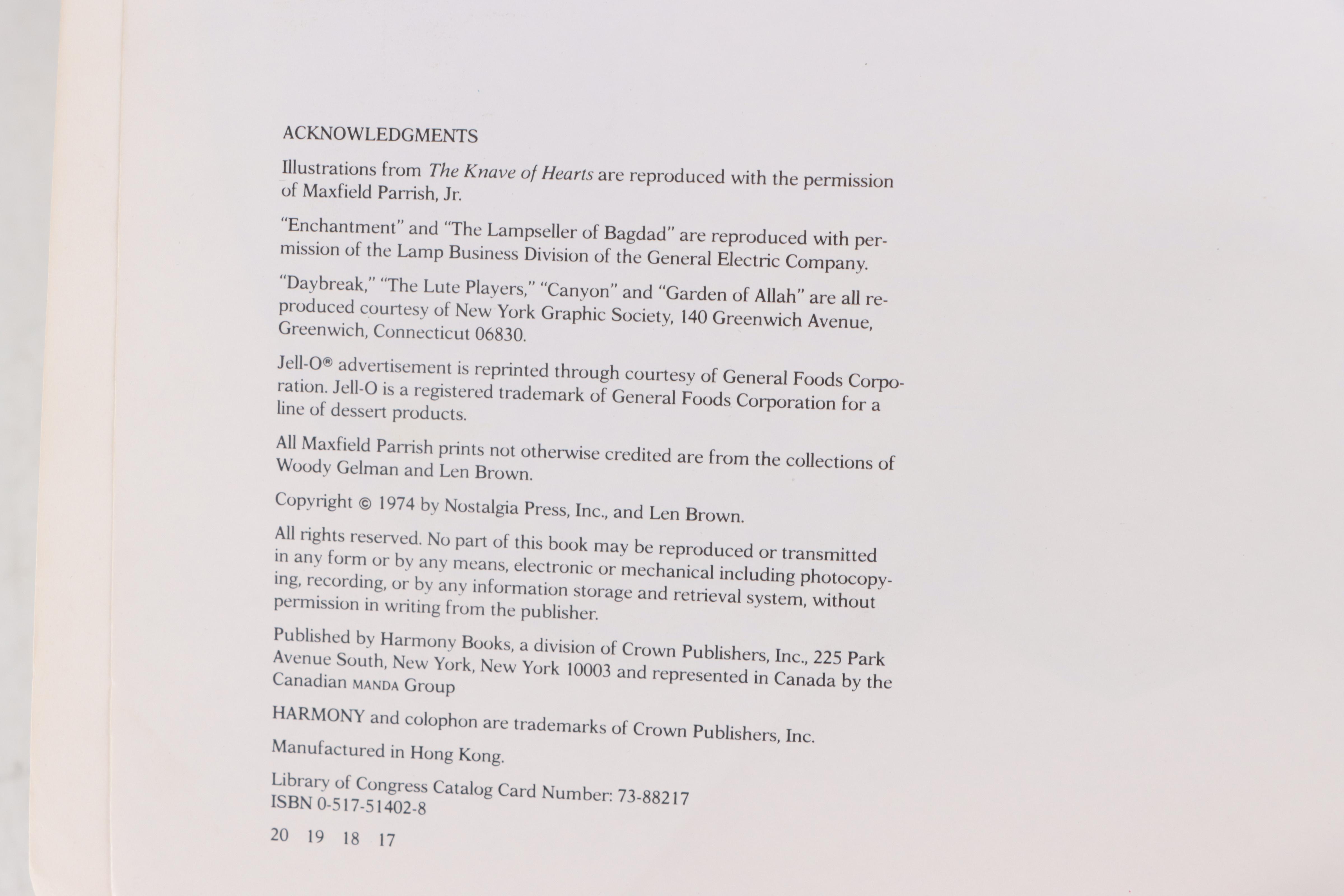 "The Maxfield Parrish Poster Book," "Des Chats pár Steinlen," and More