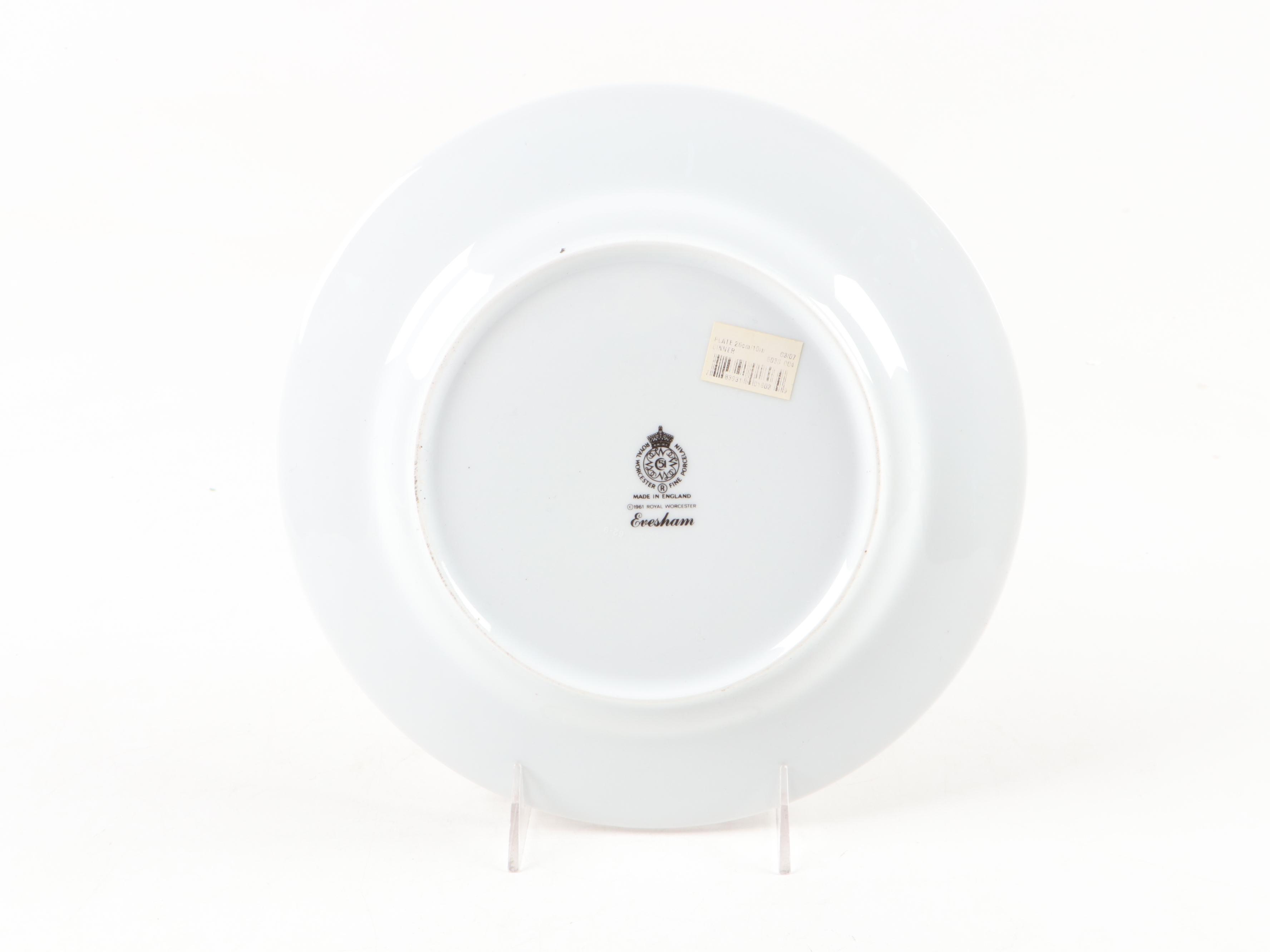 Royal Worcester "Evesham Vale" Dinnerware with Table Linen Collection