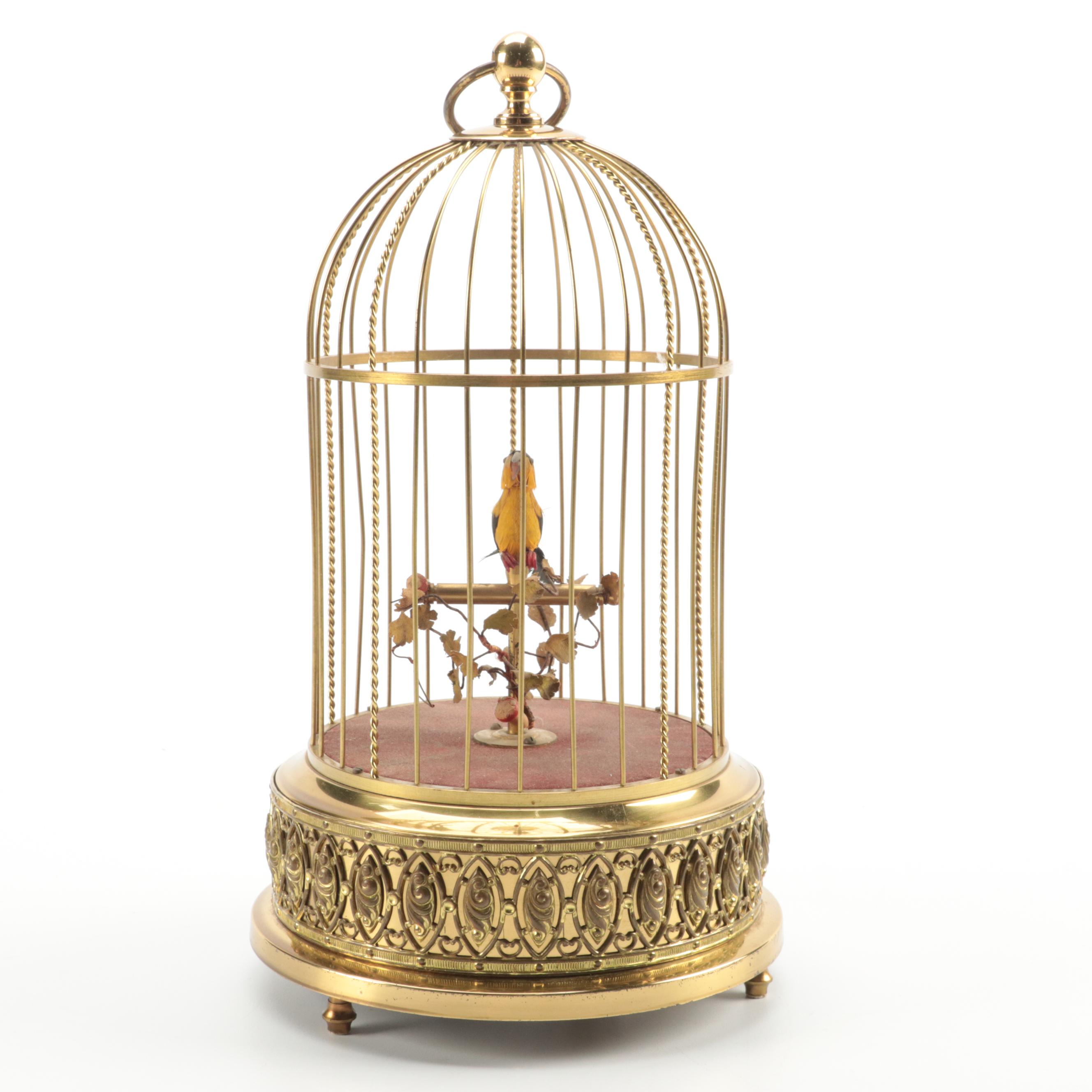 Karl Griesbaum Singing Bird Automaton, Early to Mid 20th Century