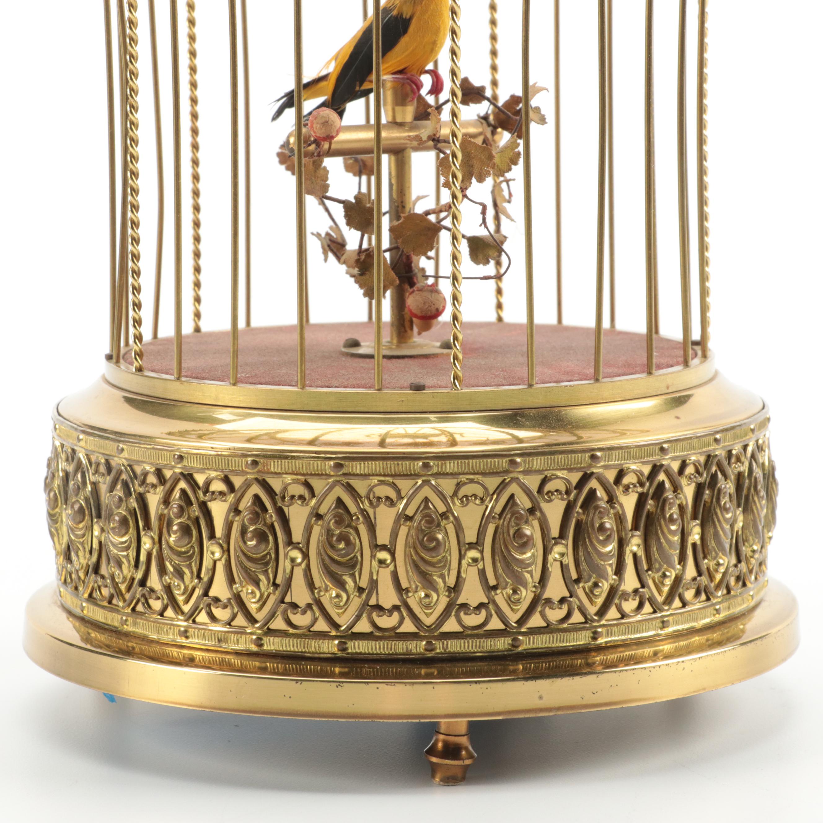 Karl Griesbaum Singing Bird Automaton, Early to Mid 20th Century