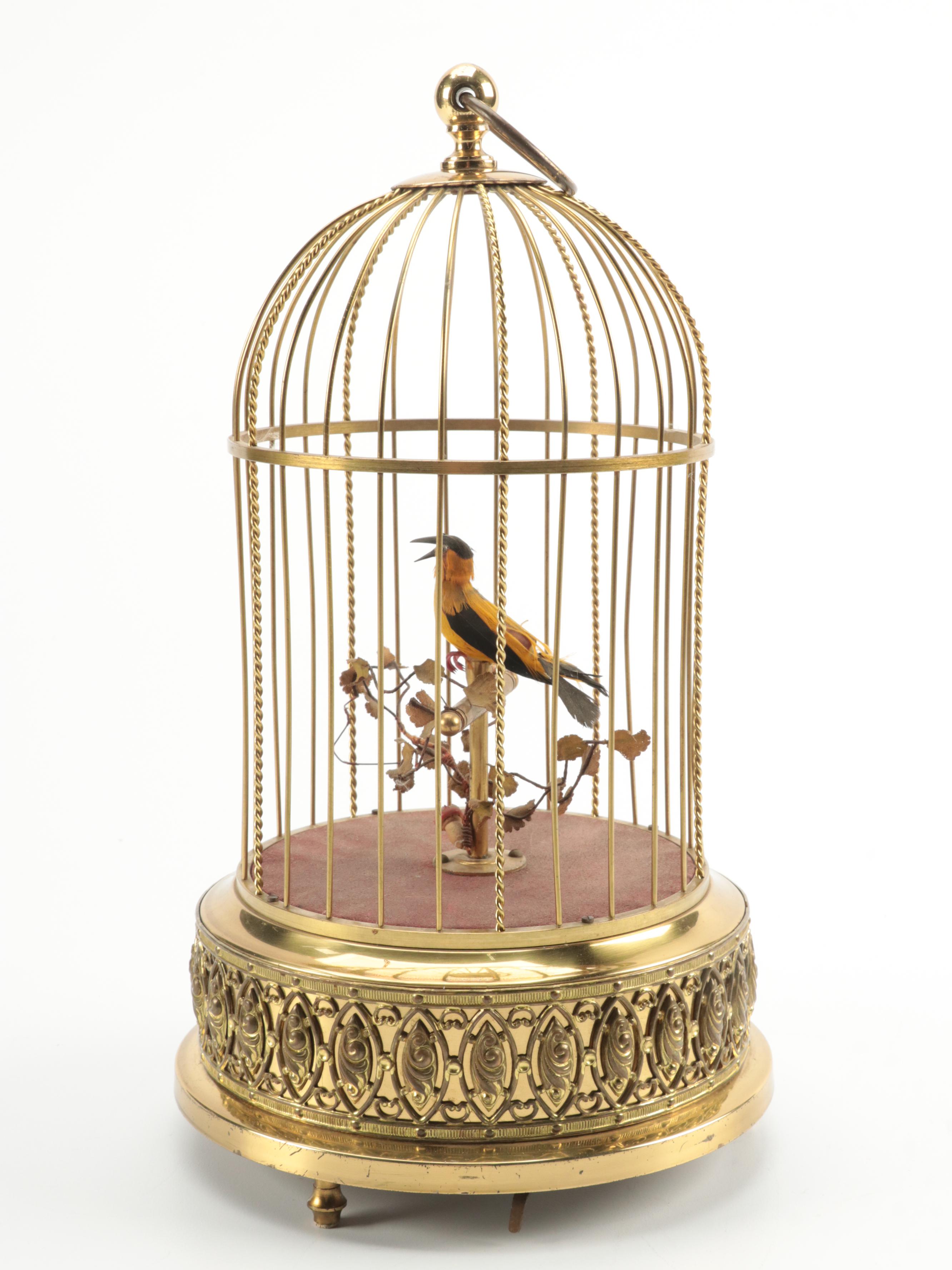 Karl Griesbaum Singing Bird Automaton, Early to Mid 20th Century
