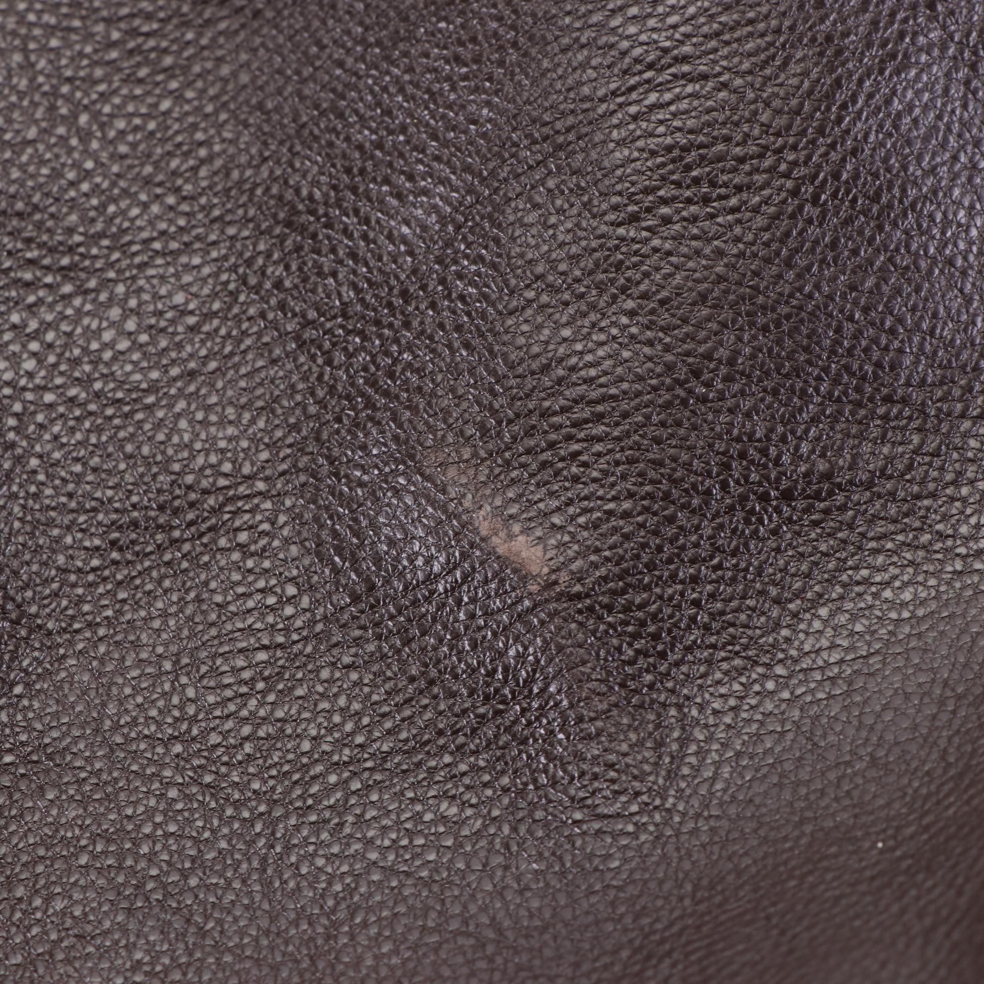 Prada Large Two-Way Soft Tote in Cervo Leather