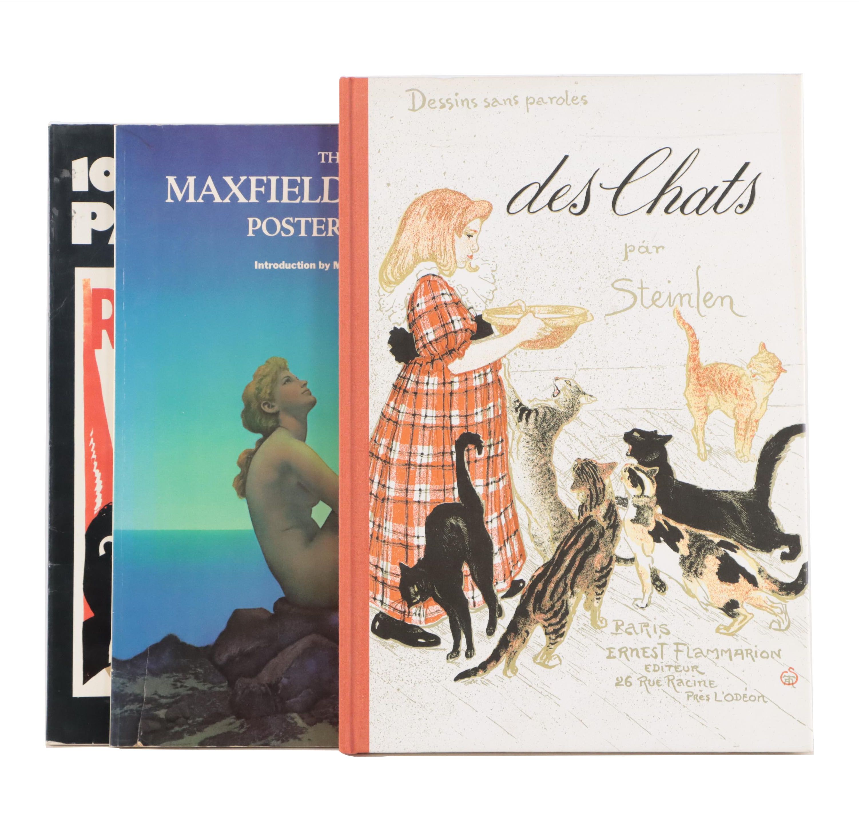 "The Maxfield Parrish Poster Book," "Des Chats pár Steinlen," and More