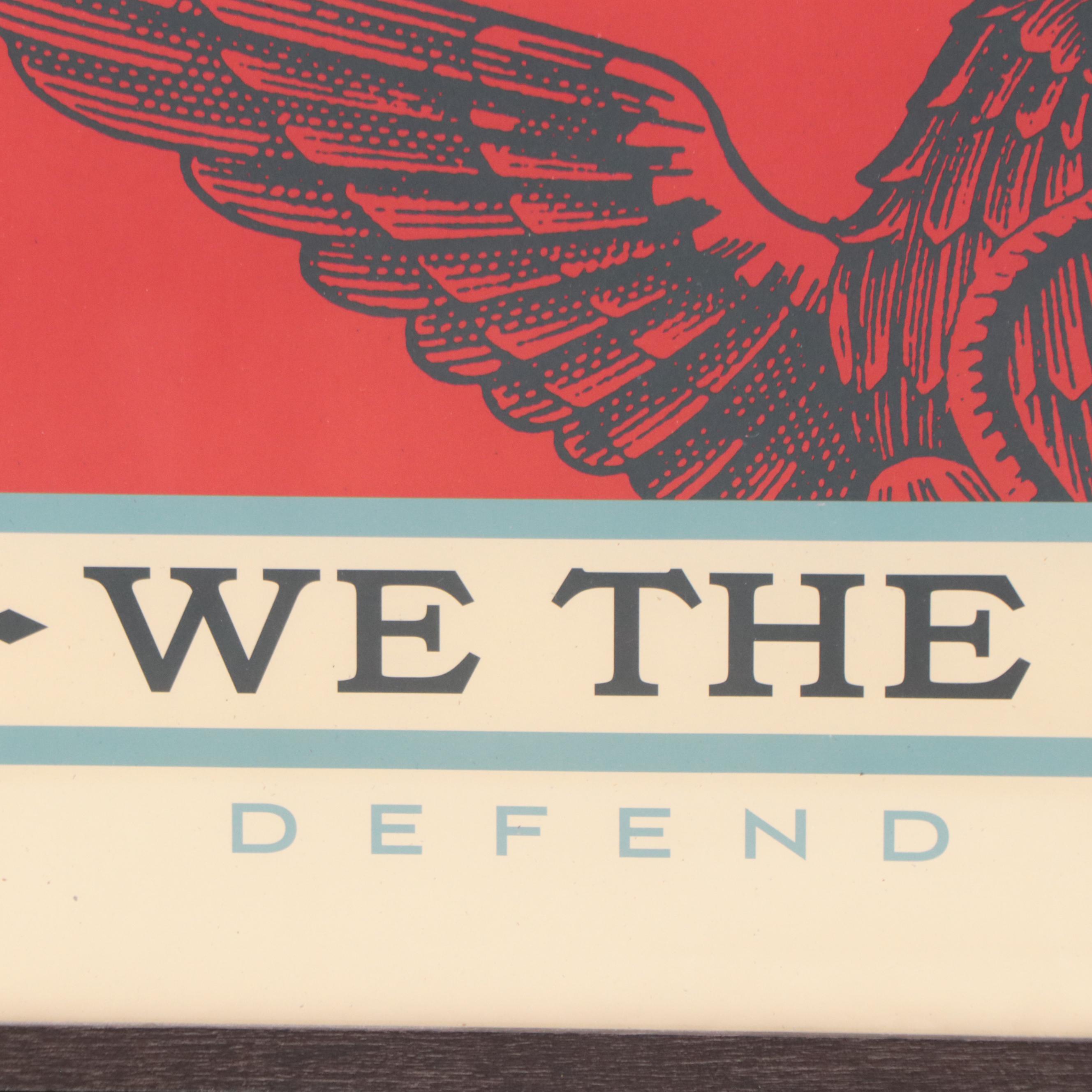 Shepard Fairey Offset Poster "We the People"