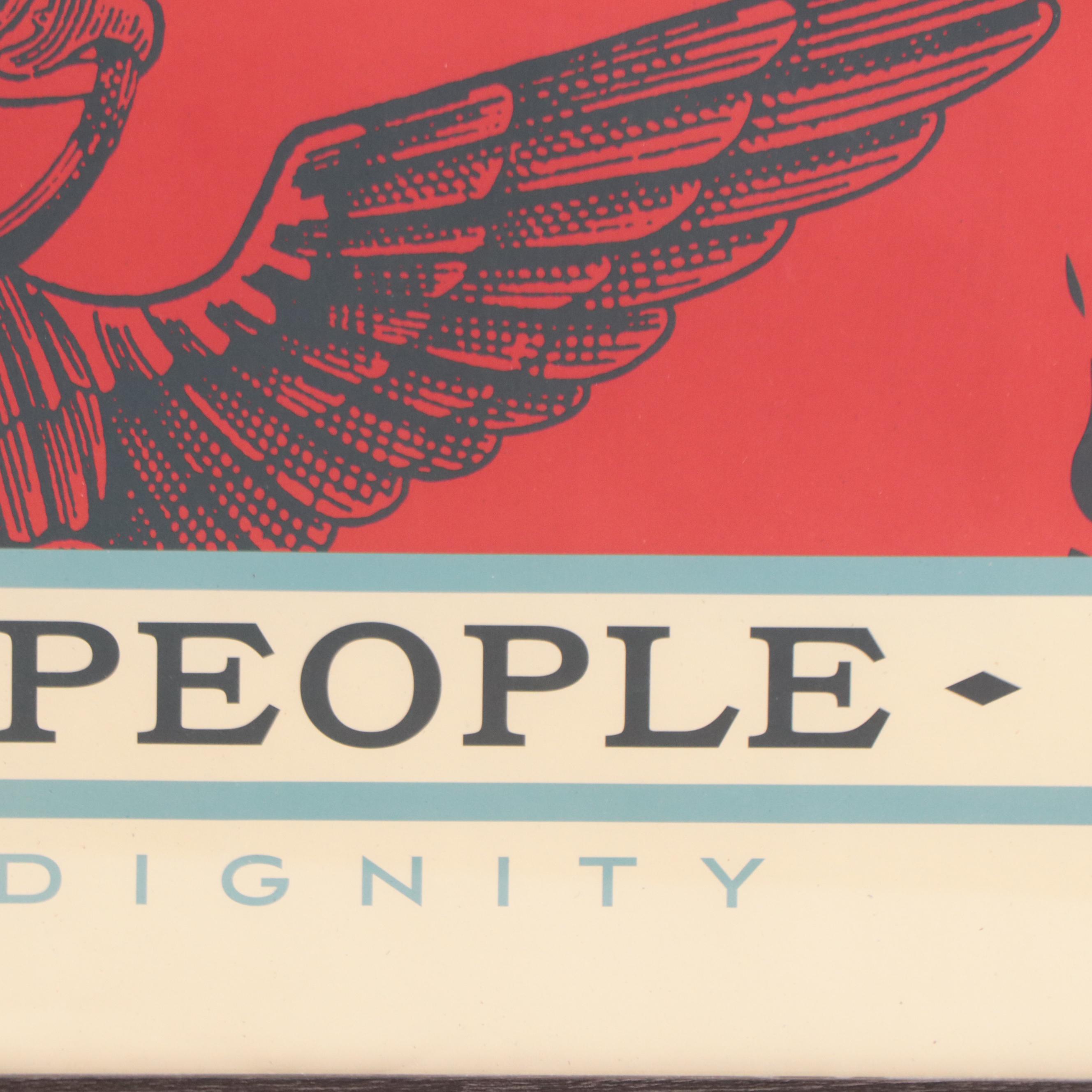 Shepard Fairey Offset Poster "We the People"