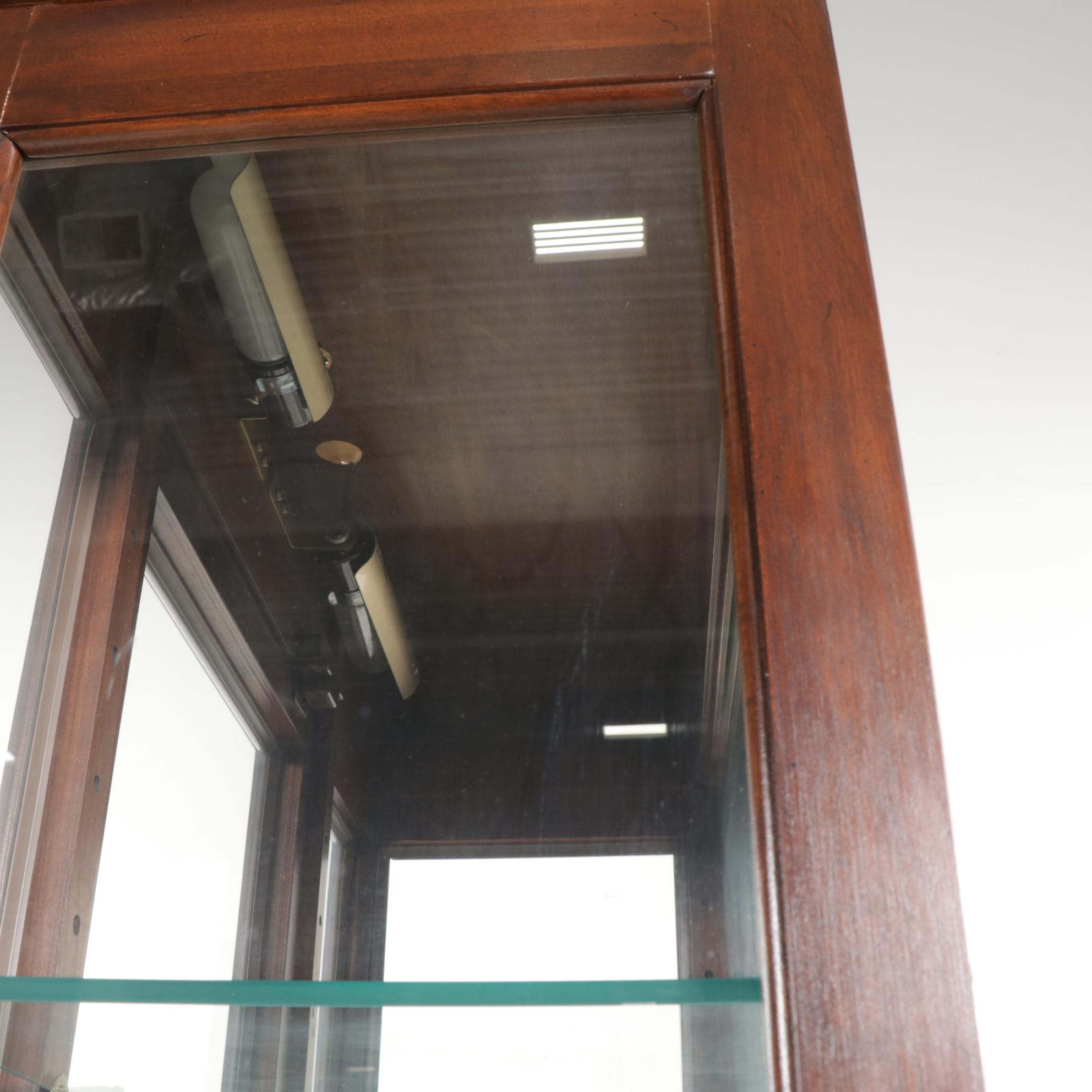 Ethan Allen "Georgian Court" Cherry Display Cabinet, 1980s