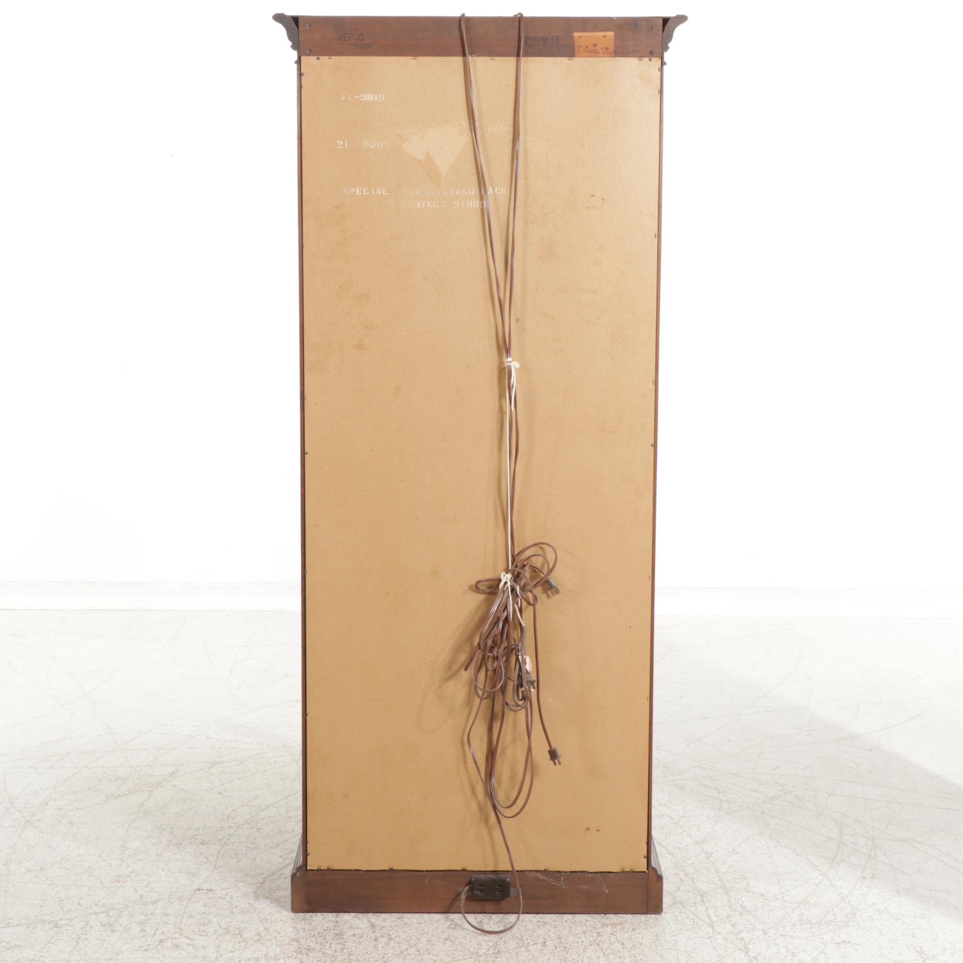 Ethan Allen "Georgian Court" Cherry Display Cabinet, 1980s