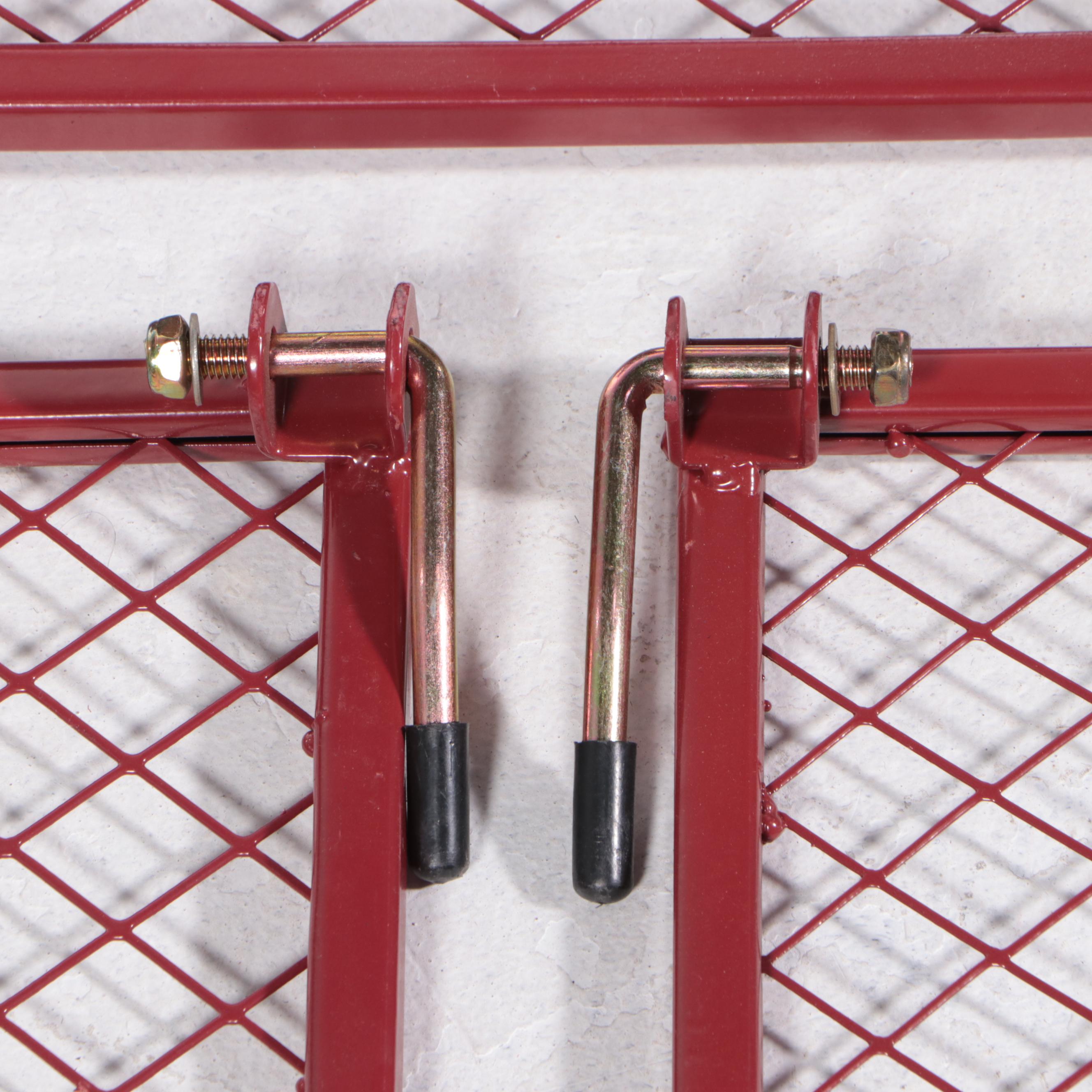 GroundWork PowderCoated Steel Utility Cart Plus Xtreme Garage Hardwood