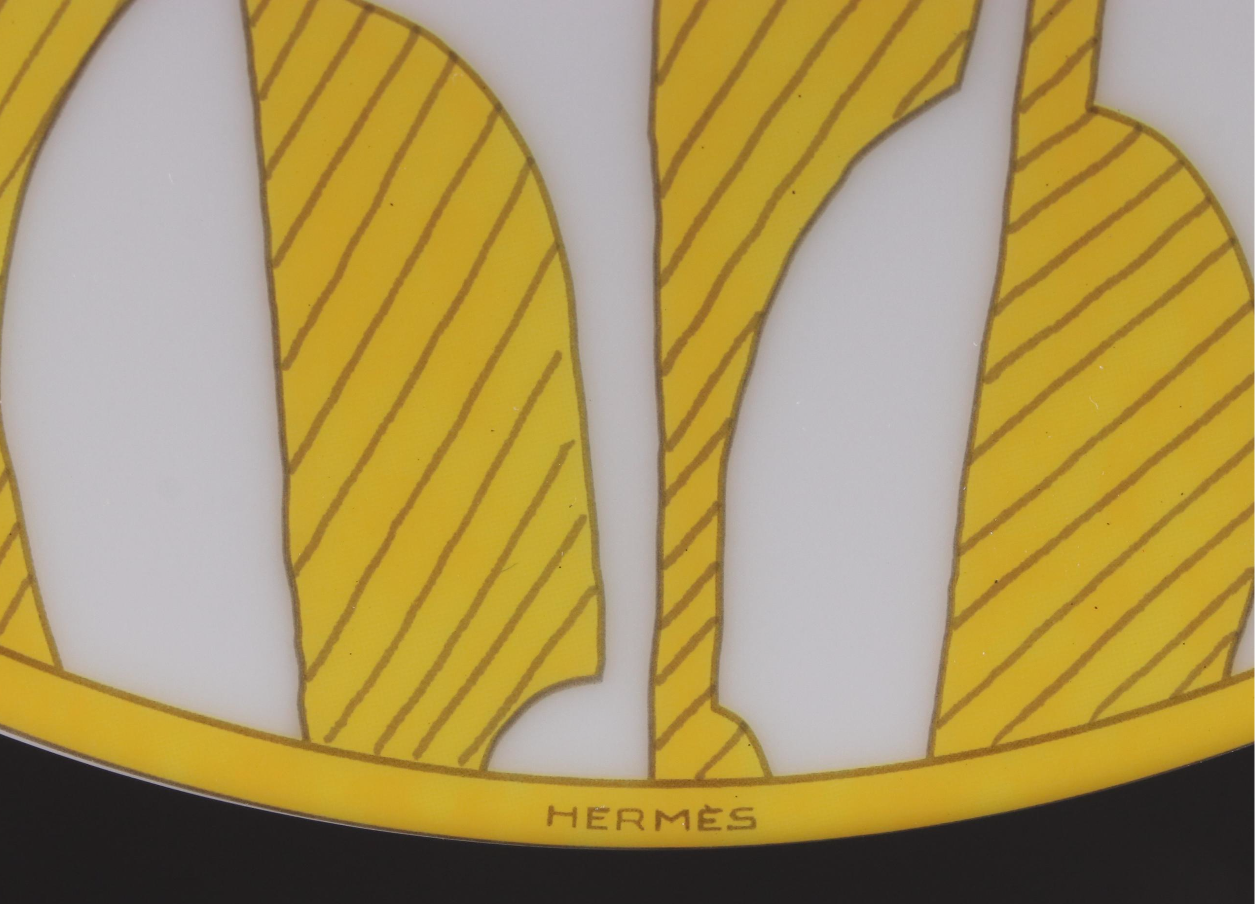 Hermès "Soleil d'Hermès" Porcelain Bread and Butter Plates