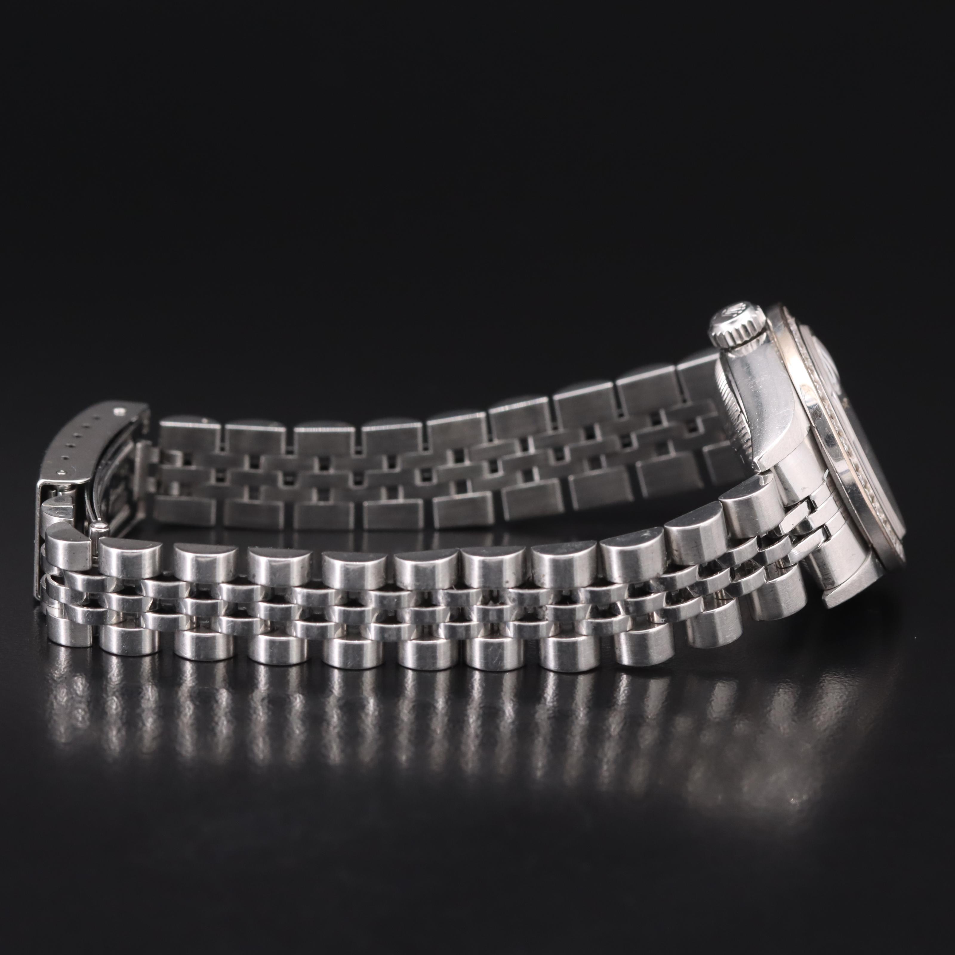 2004 Rolex Oyster Perpetual Date Custom Diamond Watch