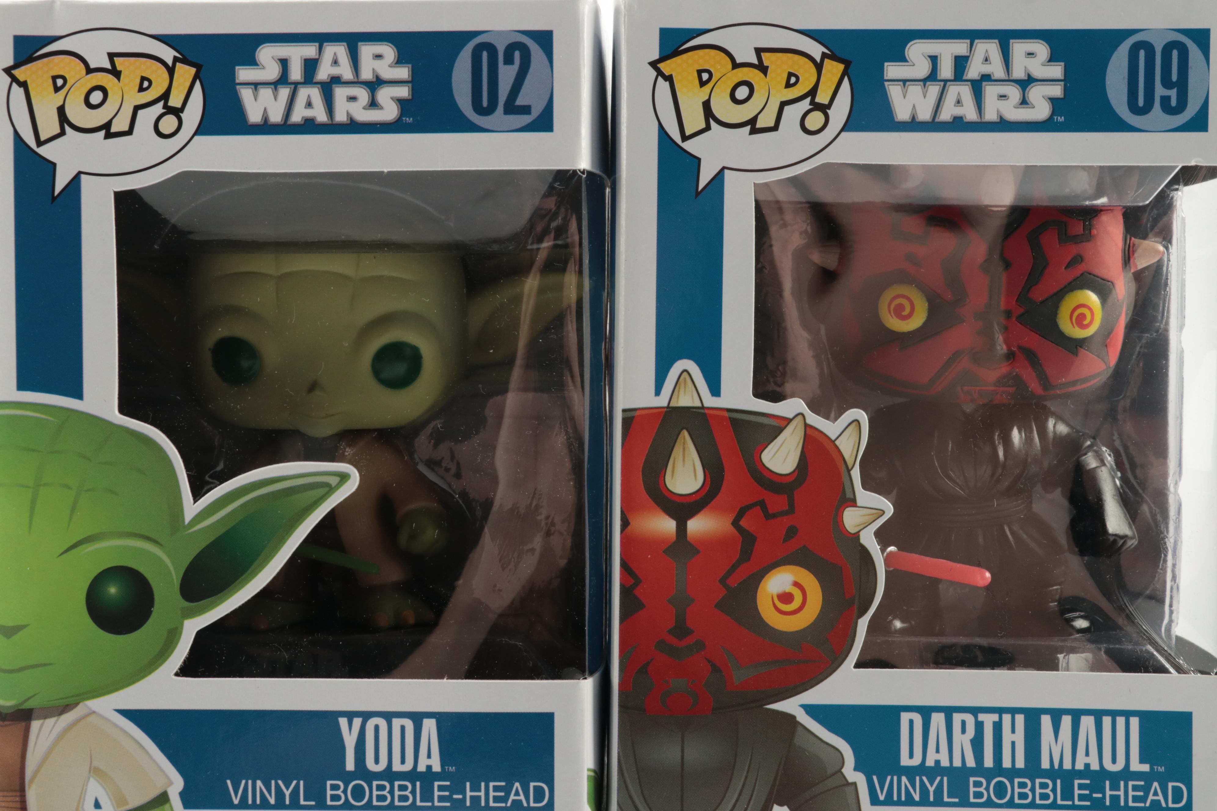 Funko Pop! Star Wars Bobbleheads Including Darth Maul, Yoda and More, 2011