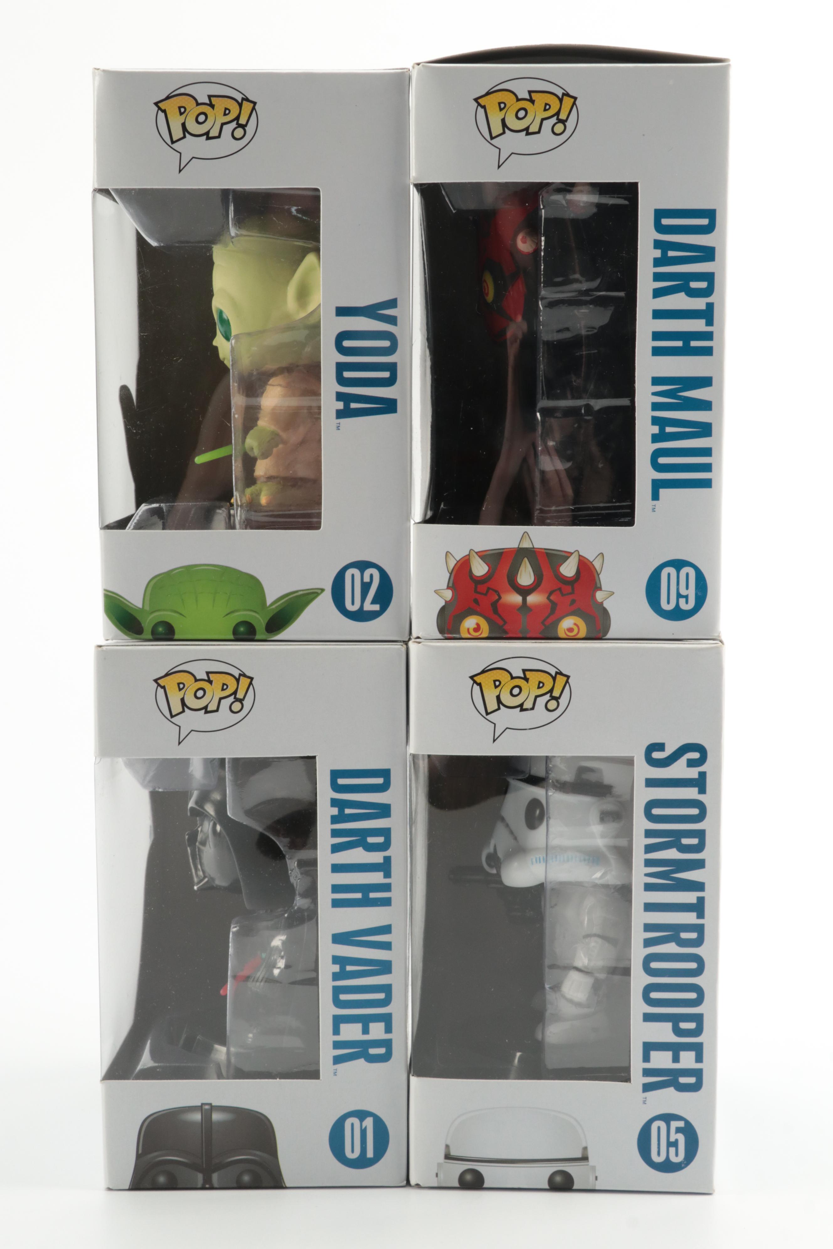 Funko Pop! Star Wars Bobbleheads Including Darth Maul, Yoda and More, 2011