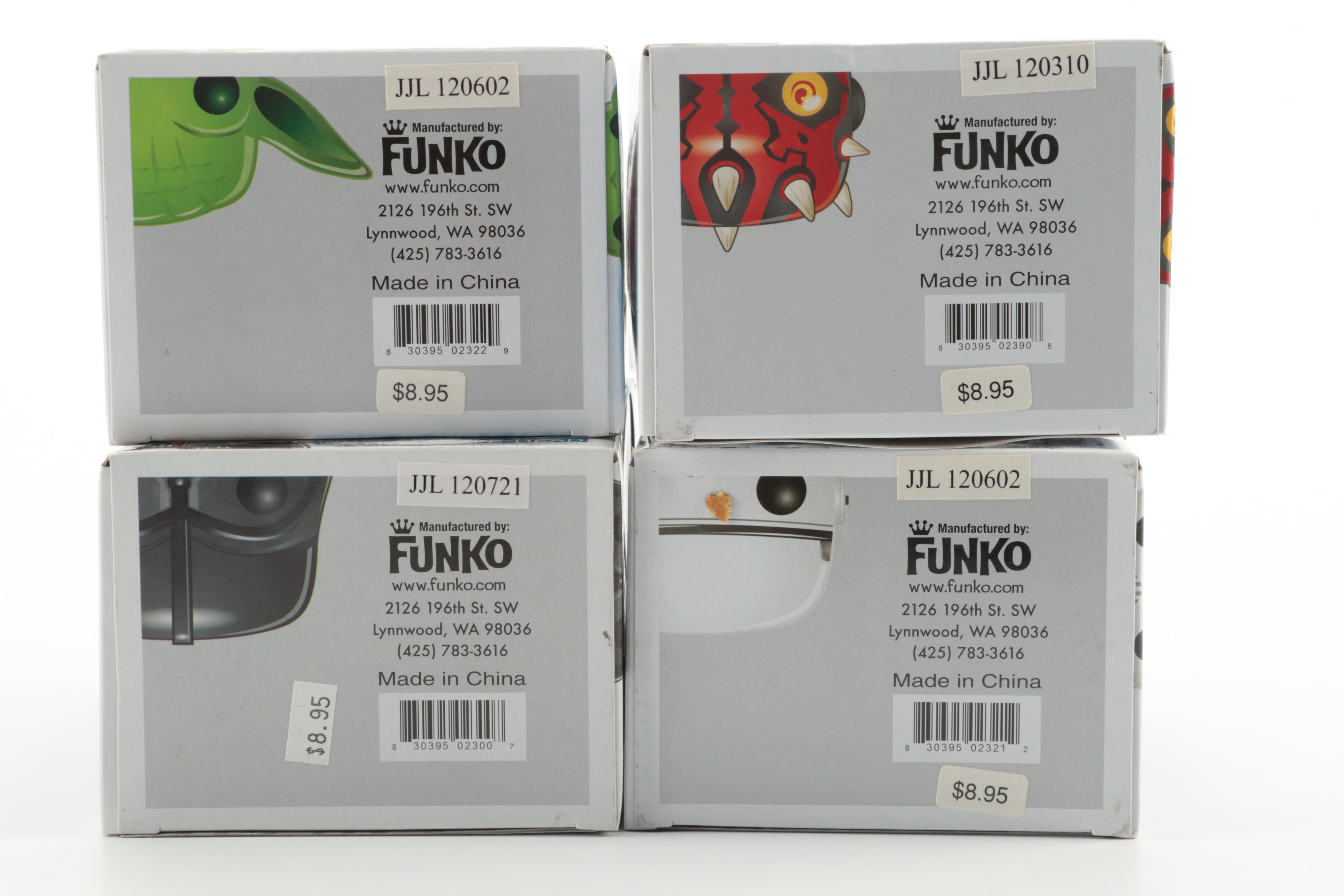 Funko Pop! Star Wars Bobbleheads Including Darth Maul, Yoda and More, 2011