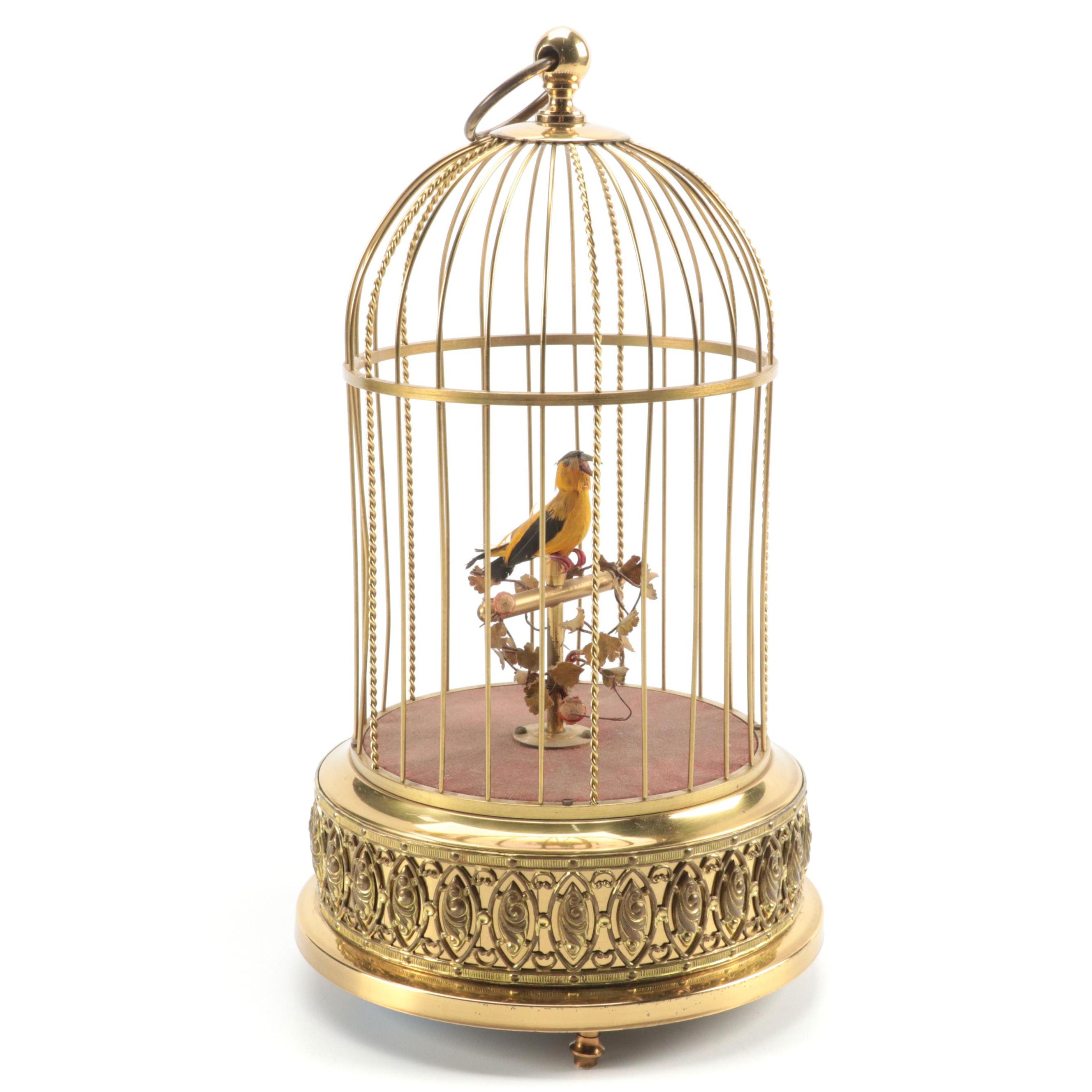 Karl Griesbaum Singing Bird Automaton, Early to Mid 20th Century