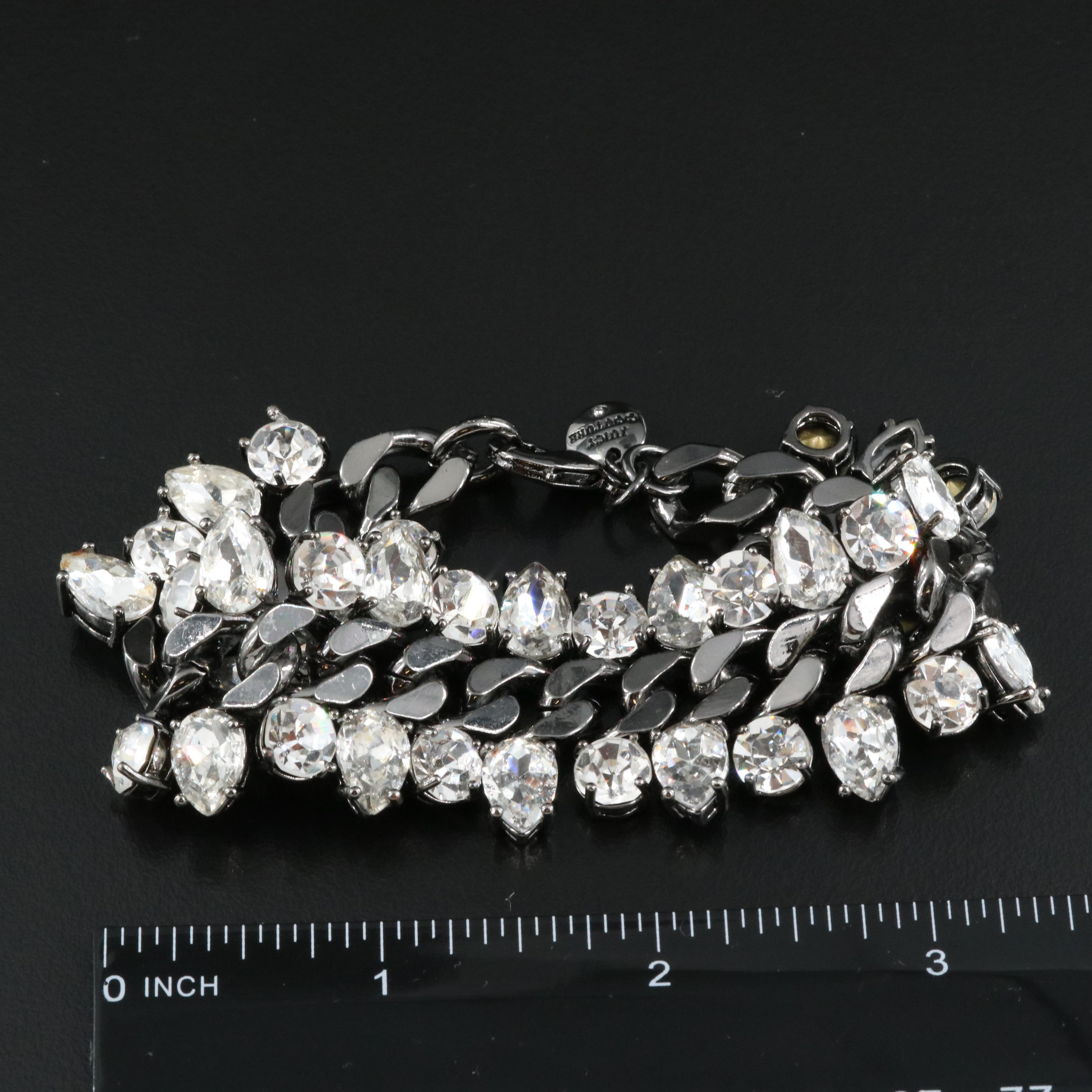 Juicy Couture Rhinestone Necklace and Bracelet
