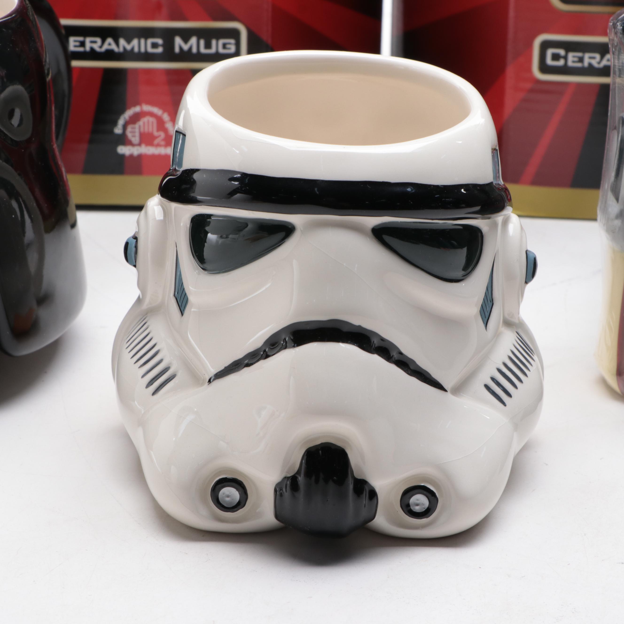 Galerie and Applause Ceramic "Star Wars" Themed Mugs