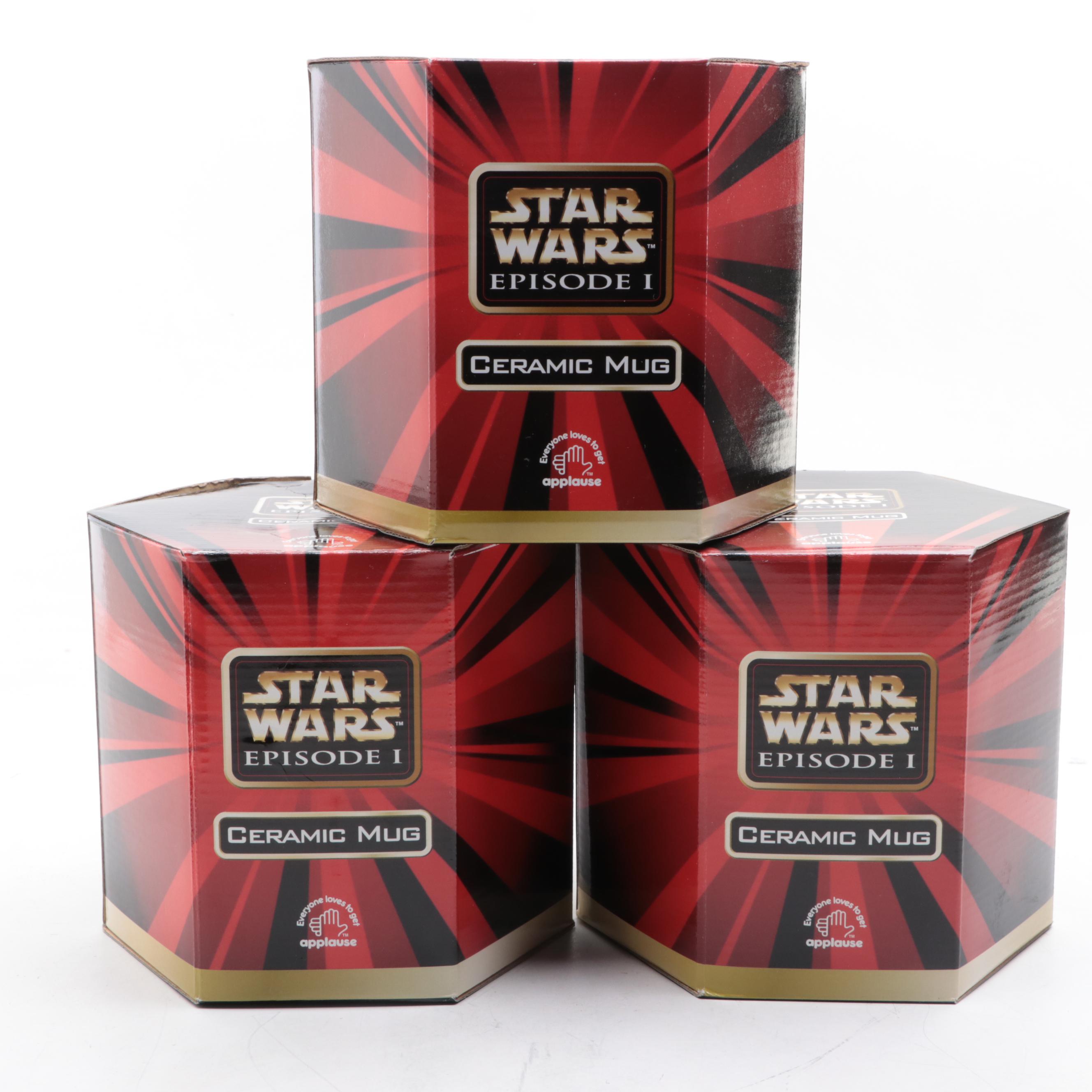 Galerie and Applause Ceramic "Star Wars" Themed Mugs
