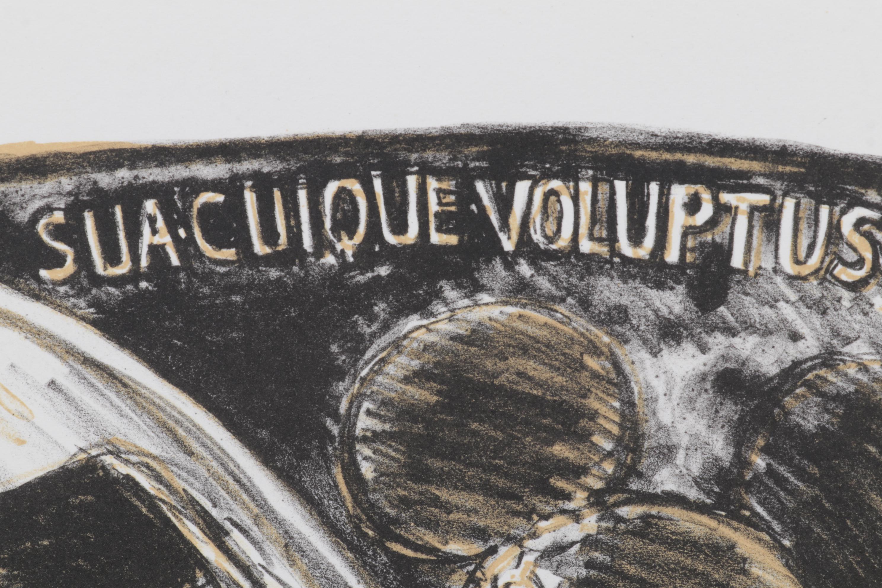 Sidney Chafetz Color Lithograph "Mirror Image," 1996