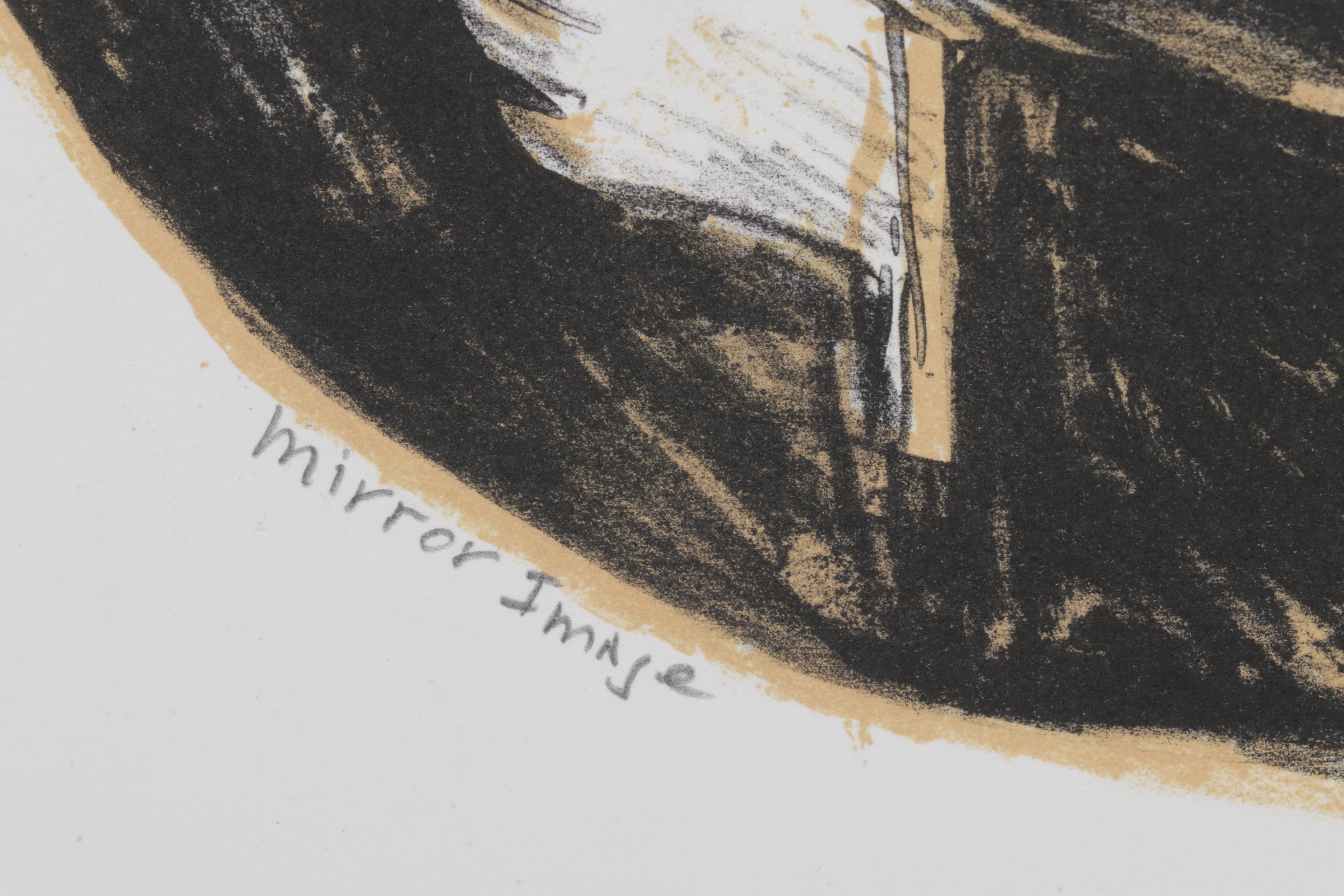 Sidney Chafetz Color Lithograph "Mirror Image," 1996