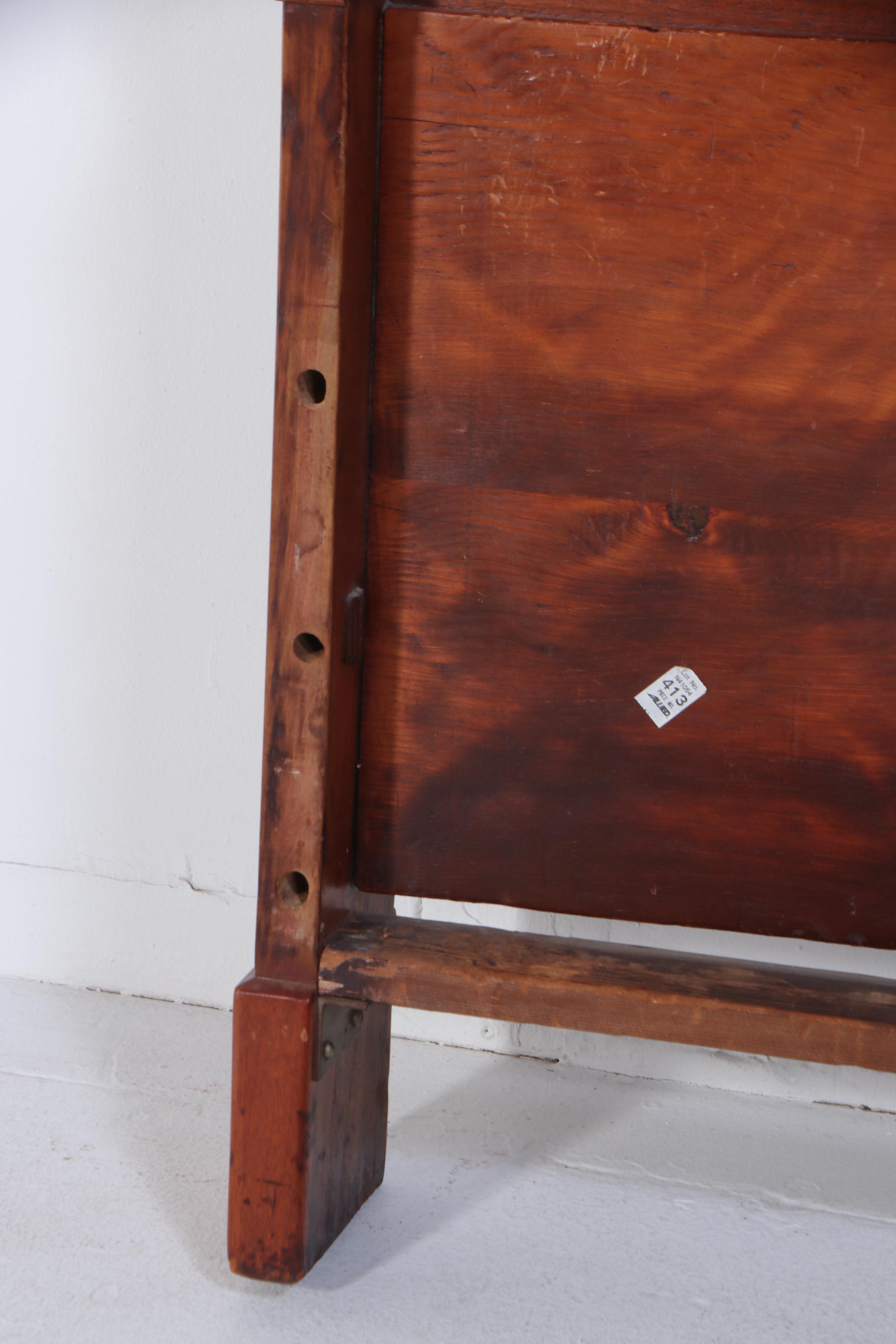 Victorian Mahogany Full Bed Frame, Early 20th Century