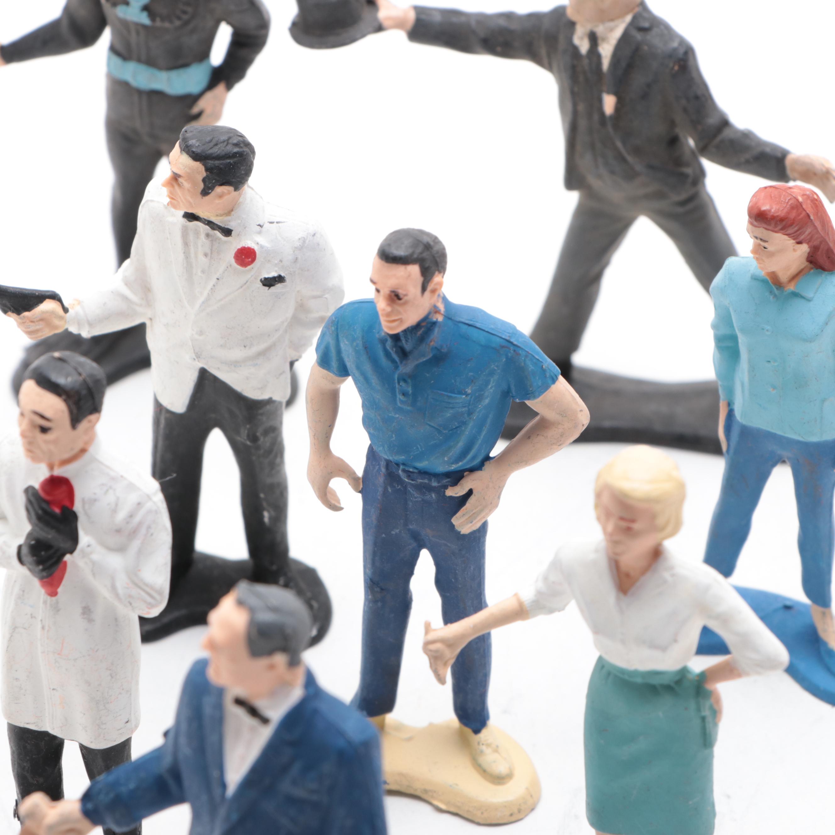 James Bond Plastic Figures Including Oddjob, Auric Goldfinger and More