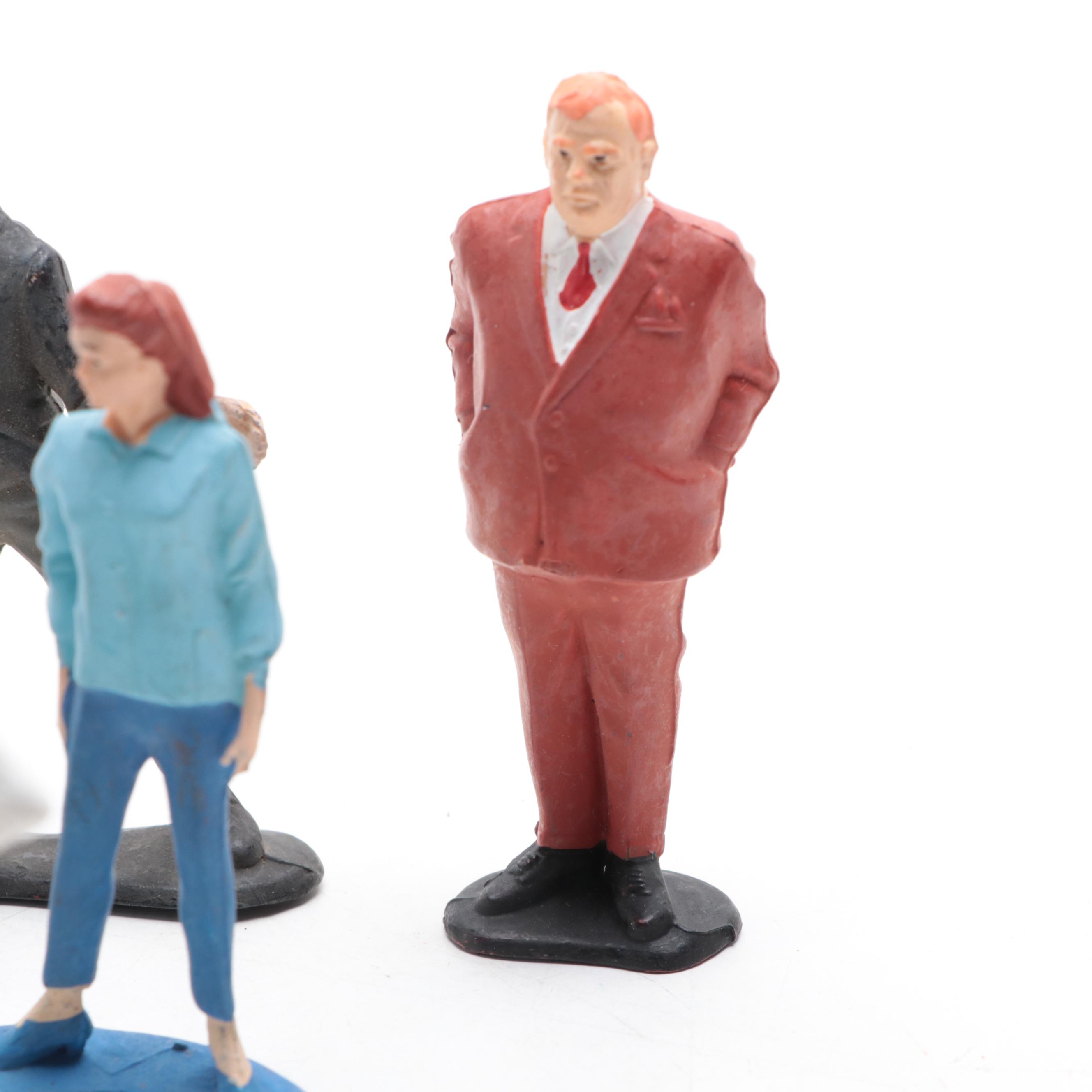 James Bond Plastic Figures Including Oddjob, Auric Goldfinger and More
