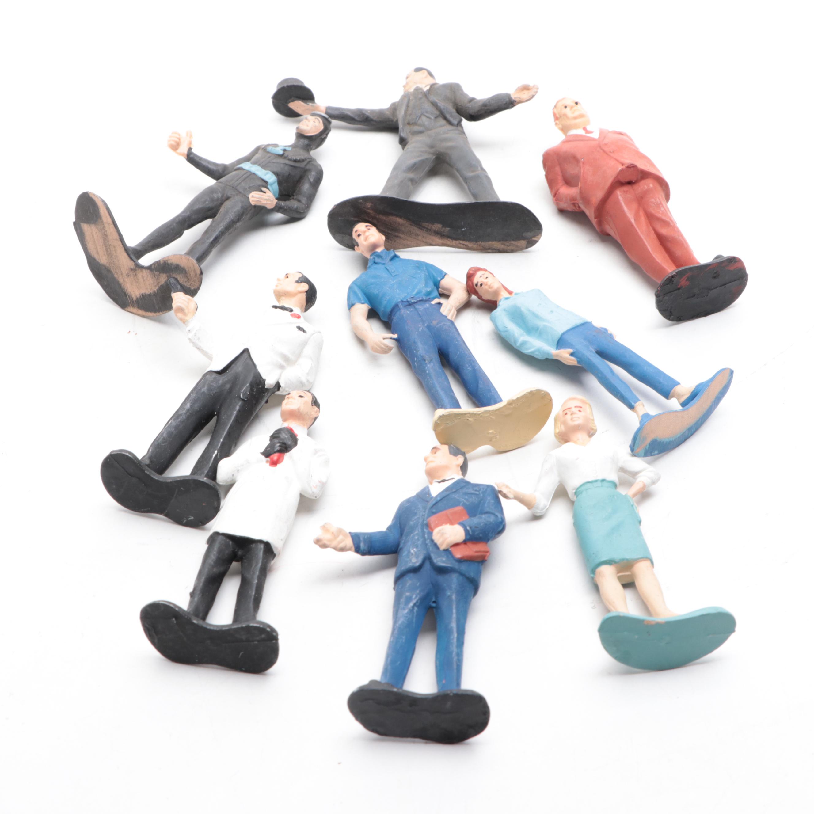 James Bond Plastic Figures Including Oddjob, Auric Goldfinger and More