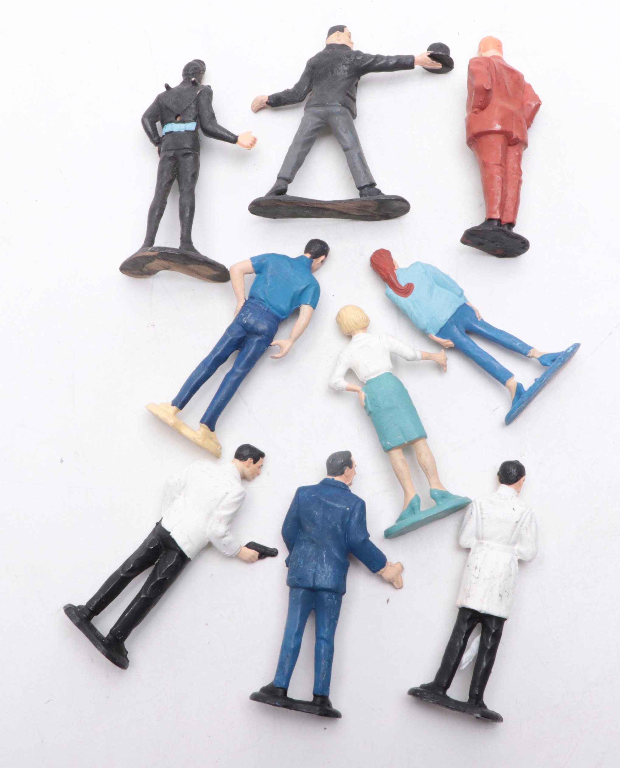 James Bond Plastic Figures Including Oddjob, Auric Goldfinger and More