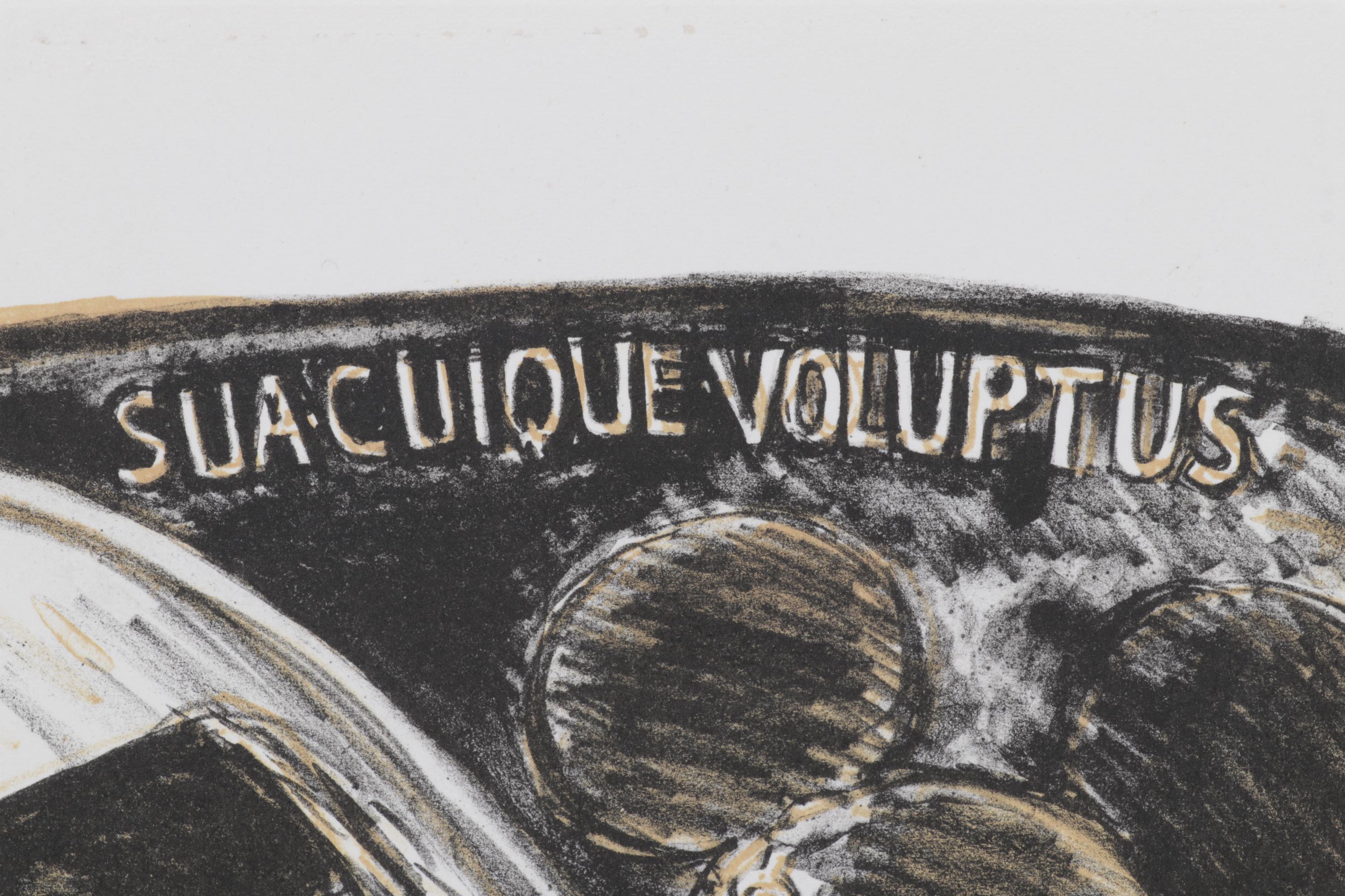 Sidney Chafetz Color Lithograph "Mirror Image," 1996