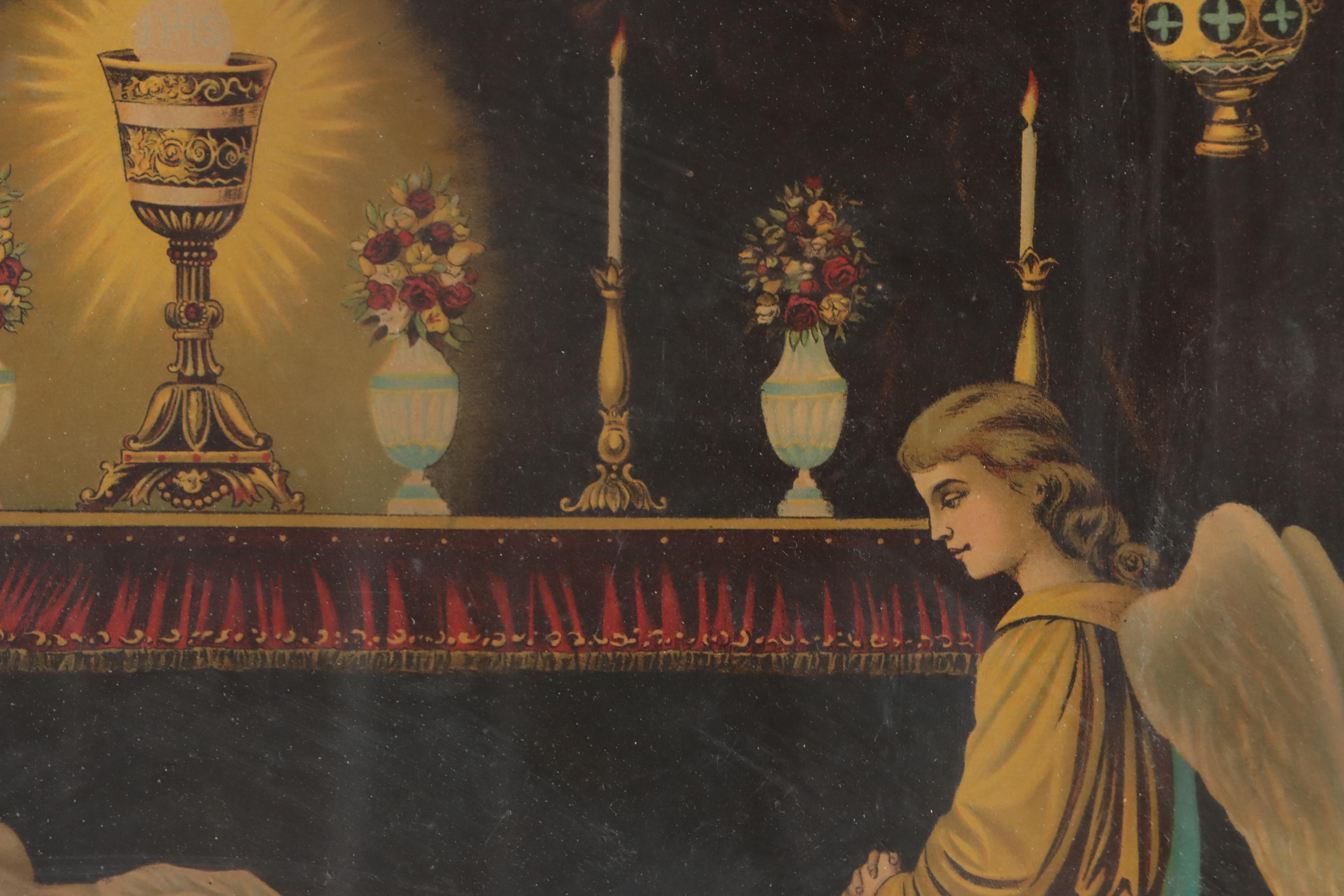 Chromolithograph of the Holy Grave of Christ, Circa 1900