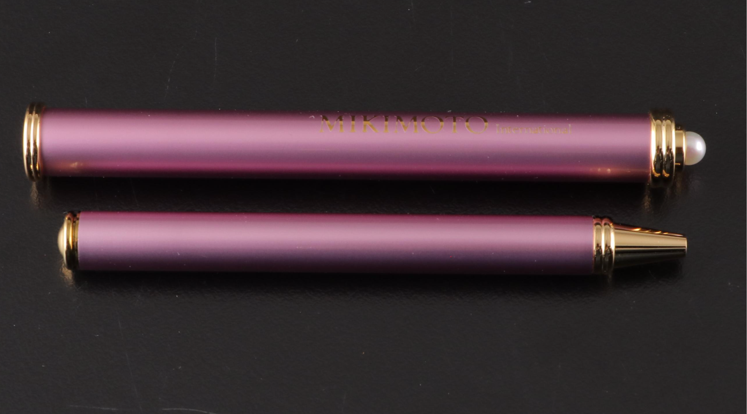 Mikimoto International Ballpoint Pen with Cultured Pearl Accent