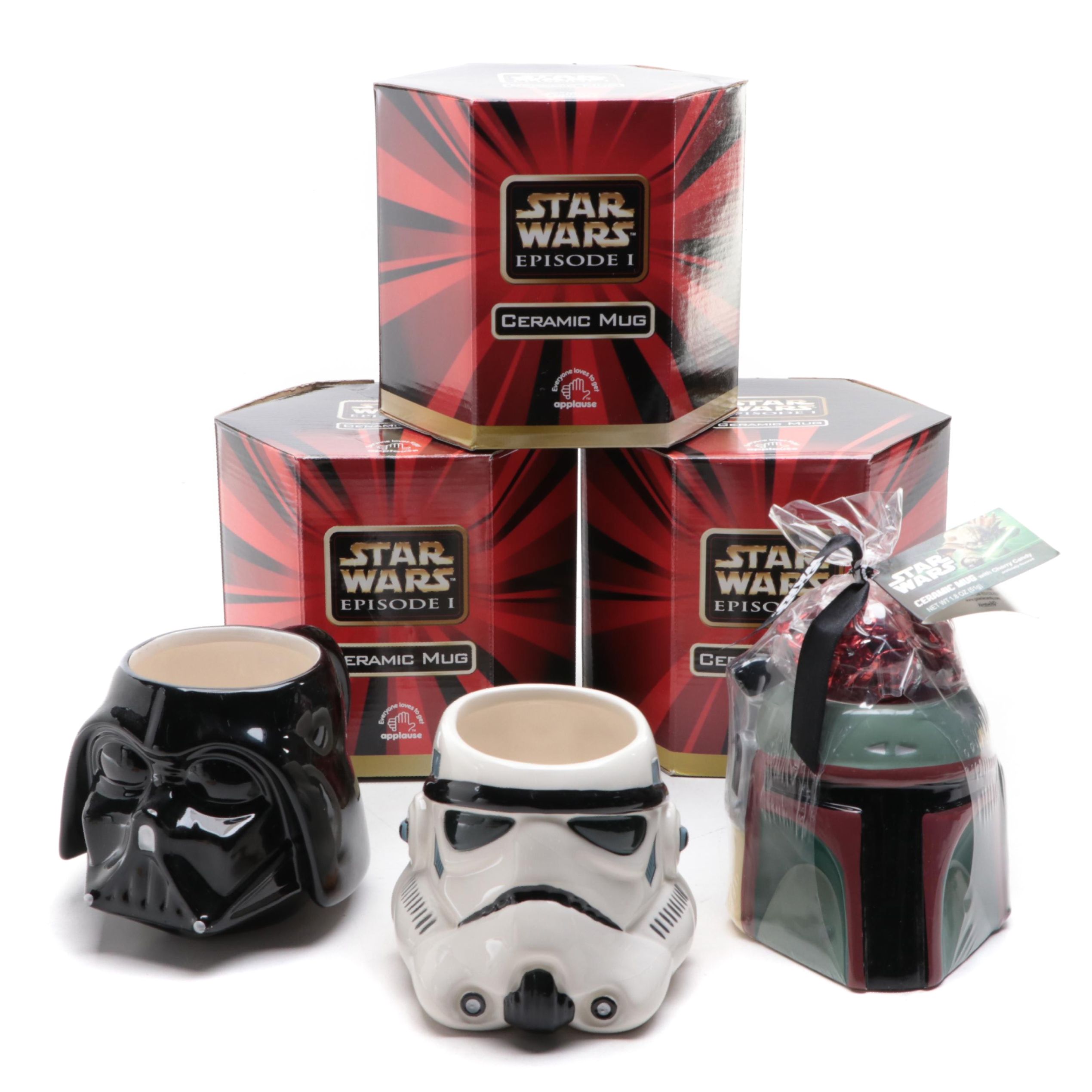 Galerie and Applause Ceramic "Star Wars" Themed Mugs