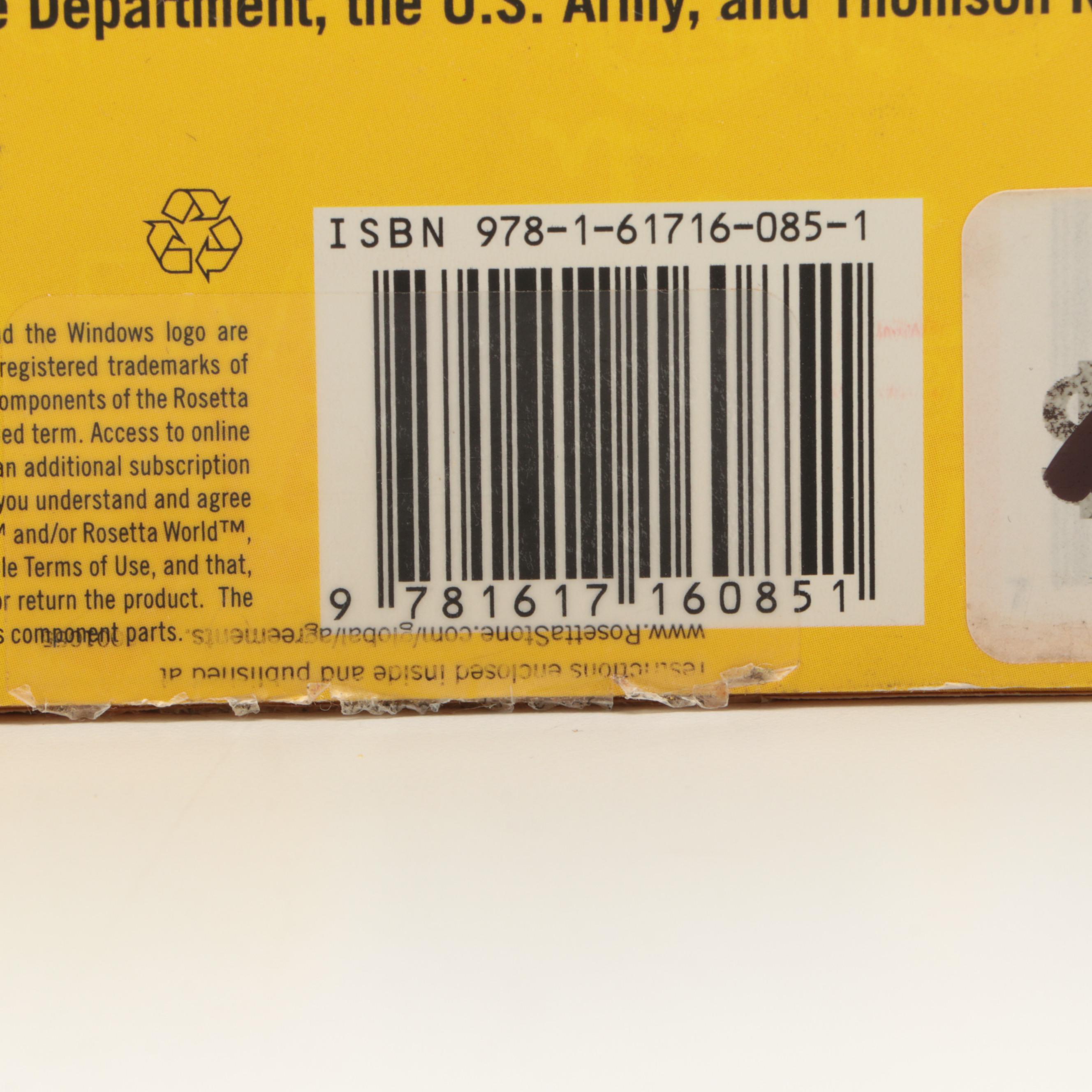 RosettaStone Spanish (Latin America) Level 1-5 Version 4 Software