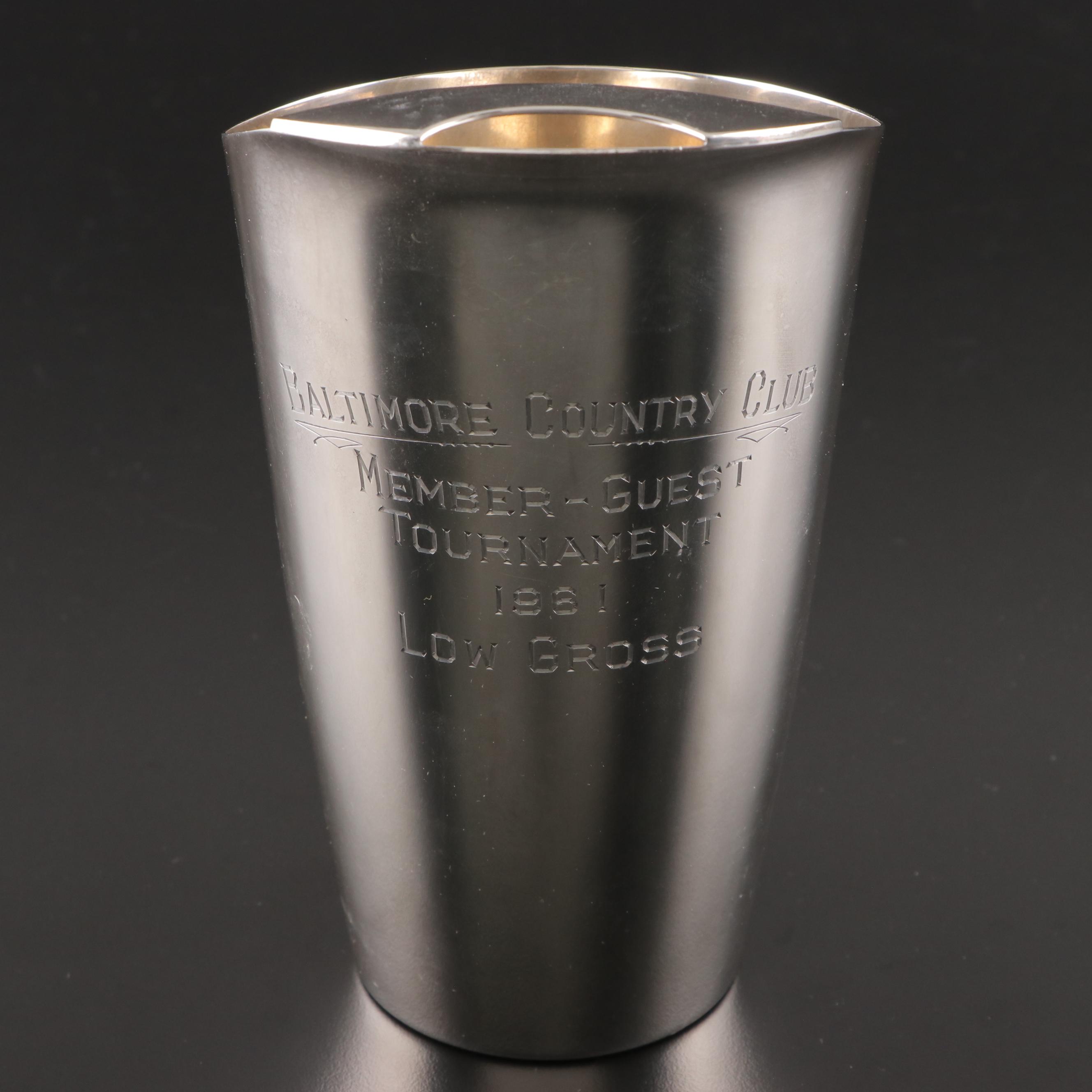 Tiffany & Co. Sterling Silver Trophy Pitcher, Mid-20th Century