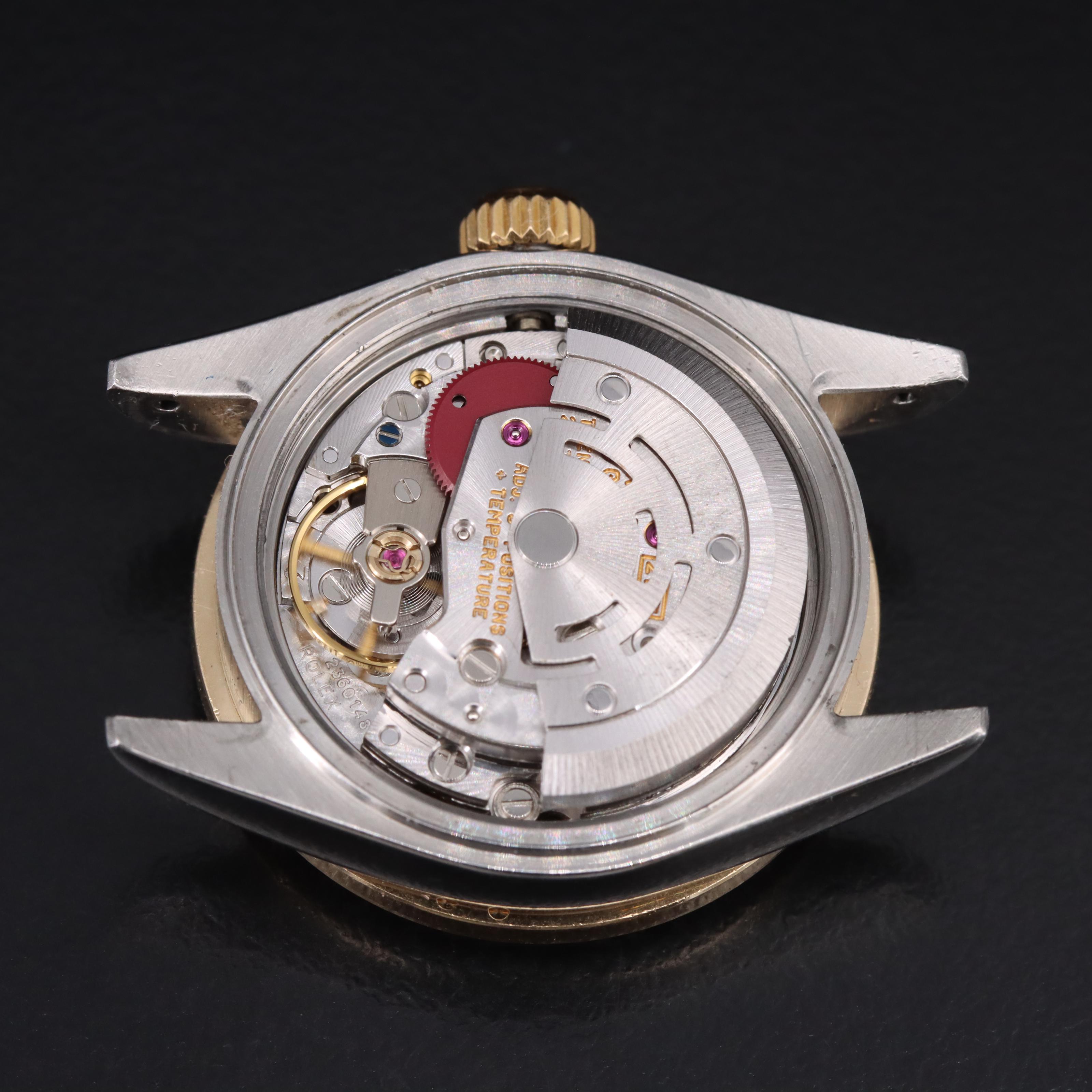 1996 Rolex Datejust Two-Tone Custom 1.00 CTW Diamond Dial and Bezel Watch