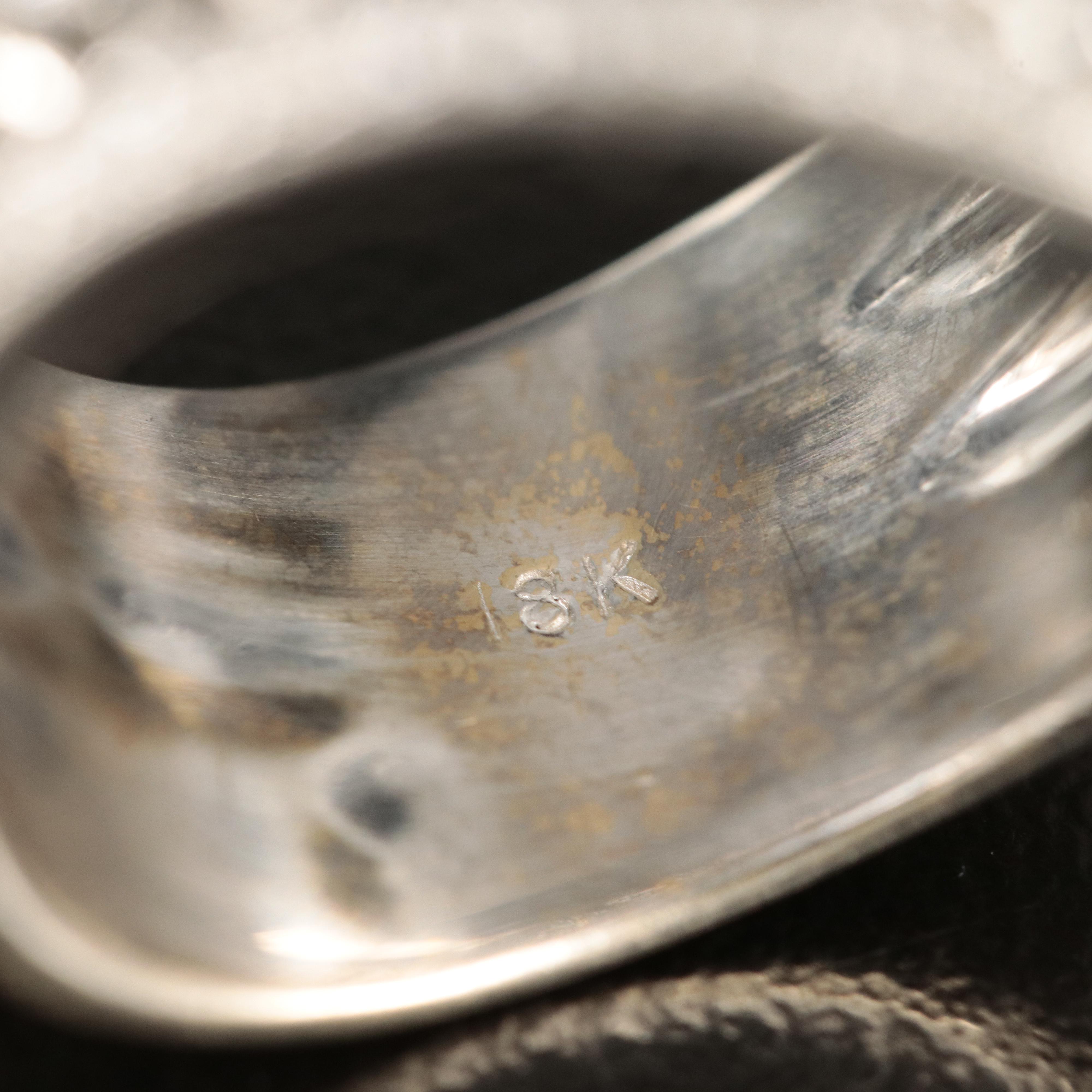 18K 0.86 CTW Diamond Multi-Row Undulating Ring