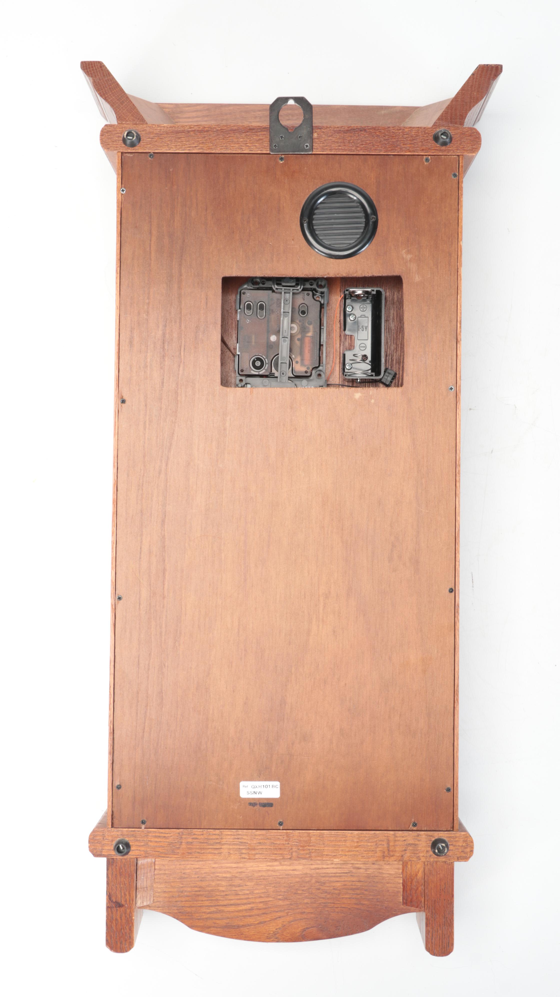 Seiko Wood Cased Wall Clock, Late 20th Century