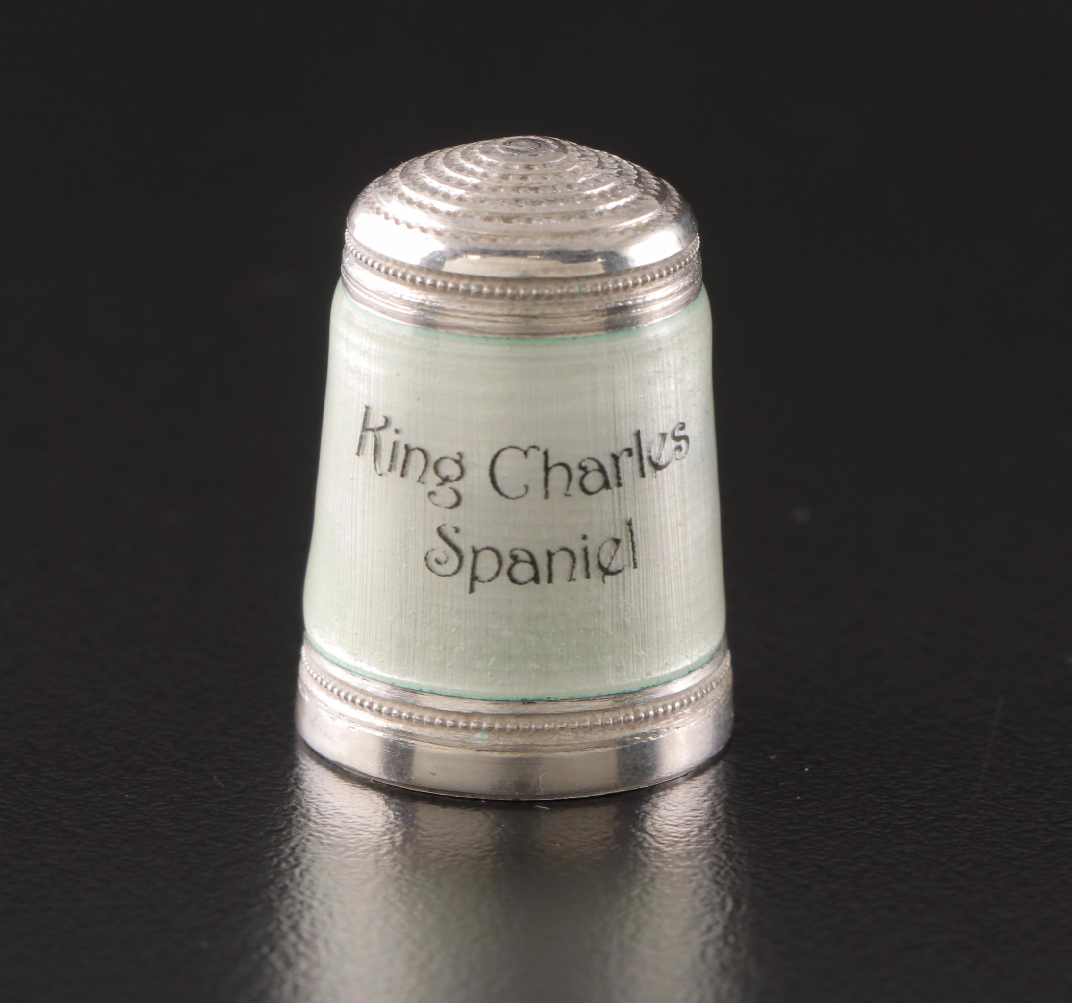 English Sterling Silver Thimbles, Late 20th Century