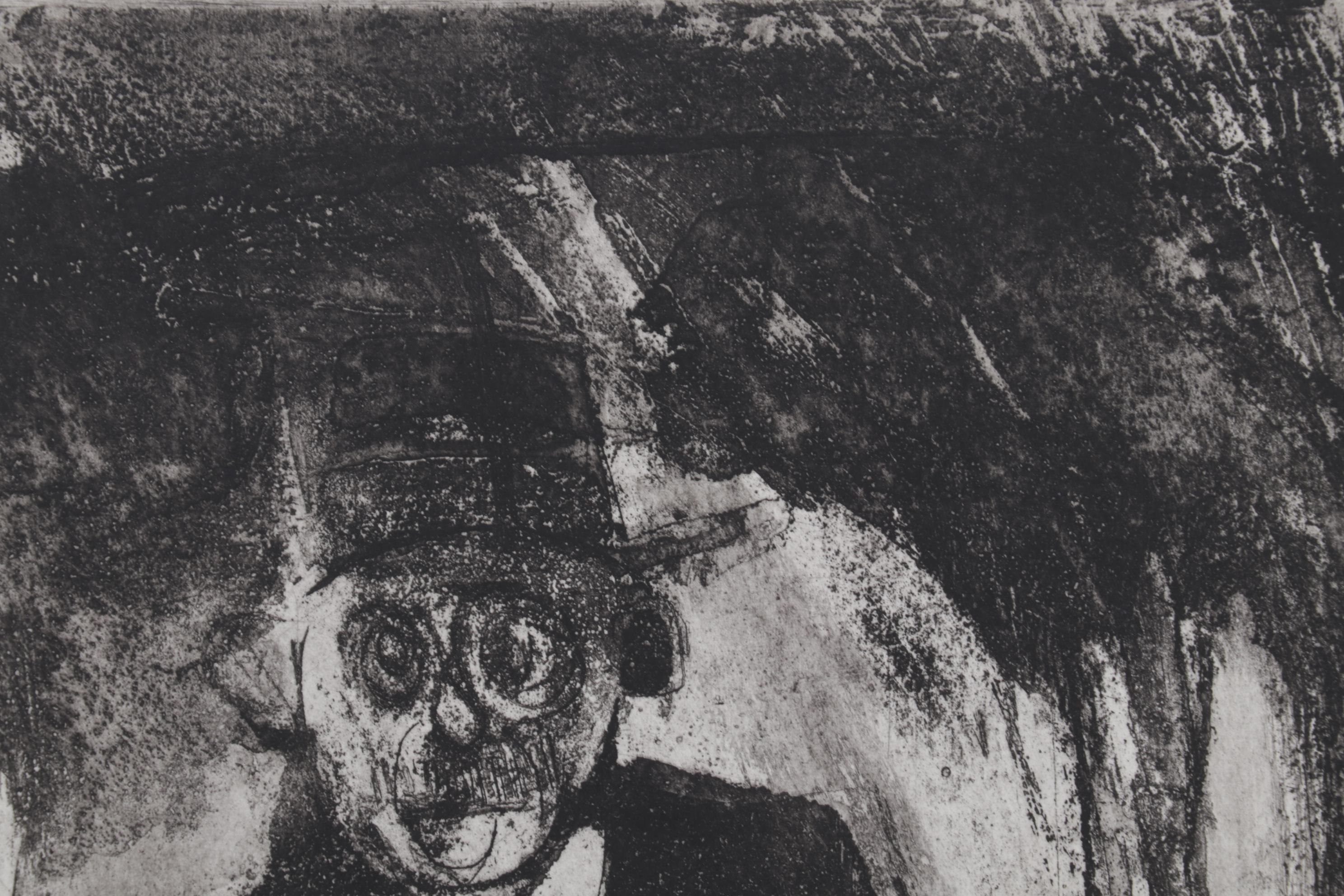 Sidney Chafetz Etching With Aquatint "Last Leaf," Circa 1968