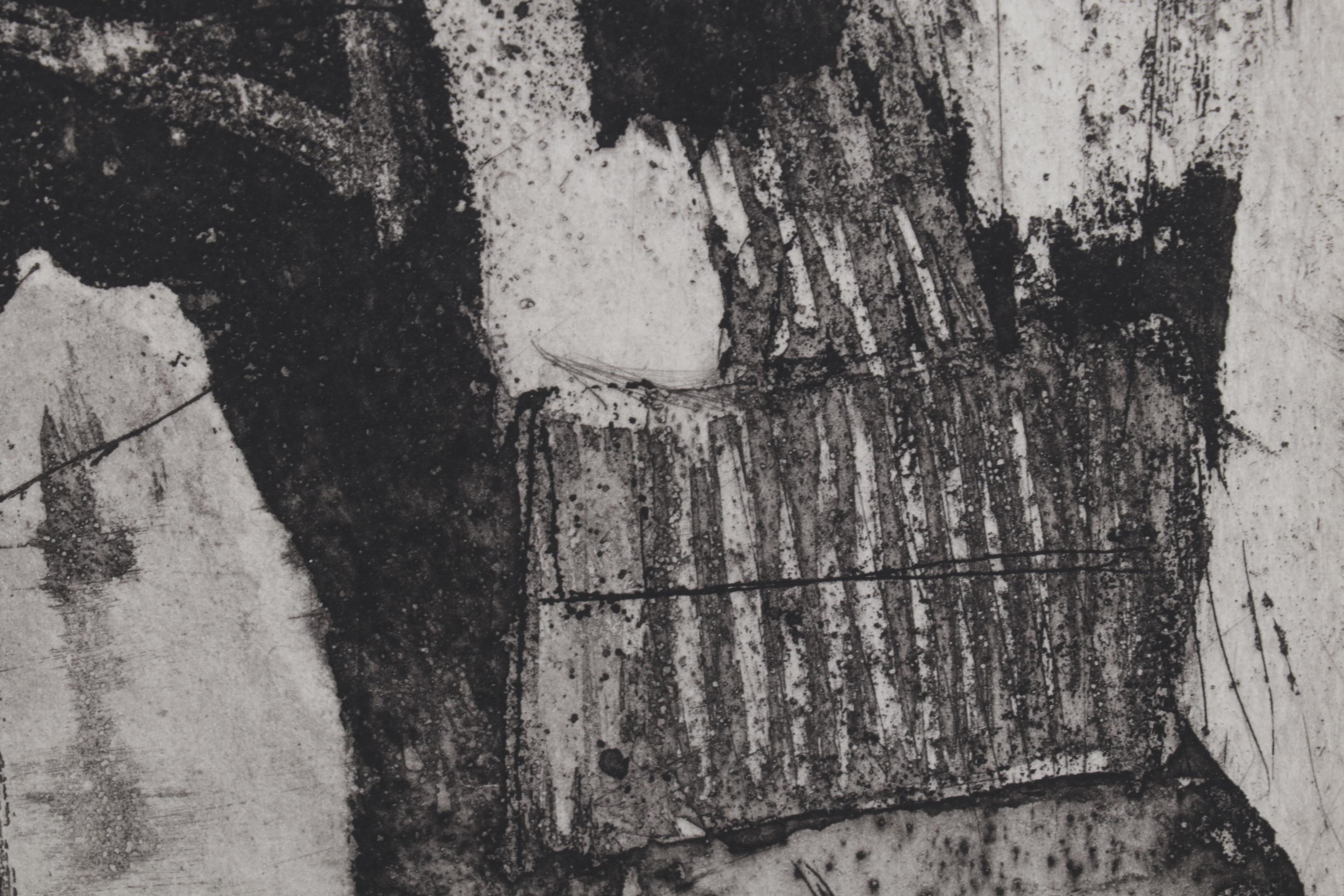 Sidney Chafetz Etching With Aquatint "Last Leaf," Circa 1968