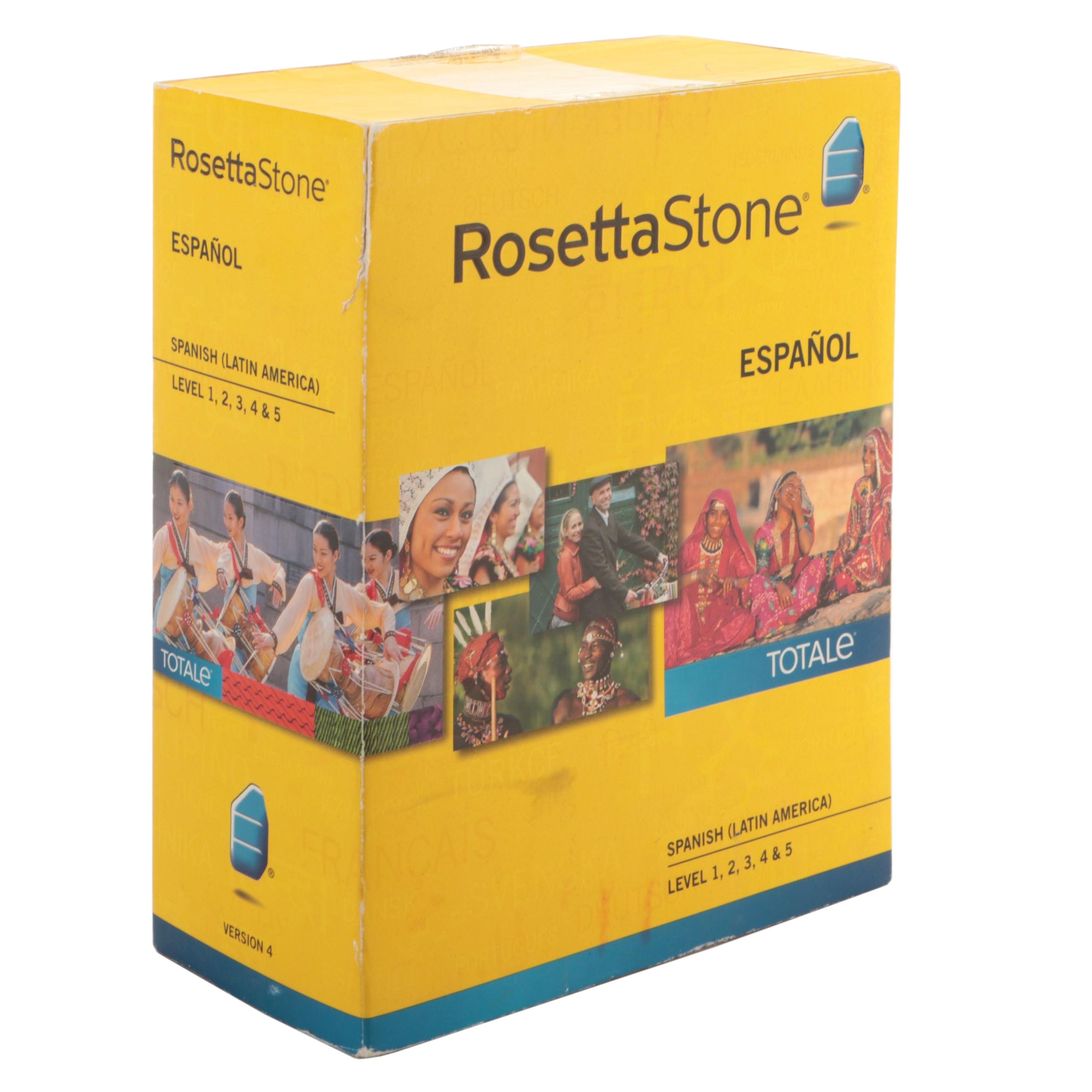 RosettaStone Spanish (Latin America) Level 1-5 Version 4 Software