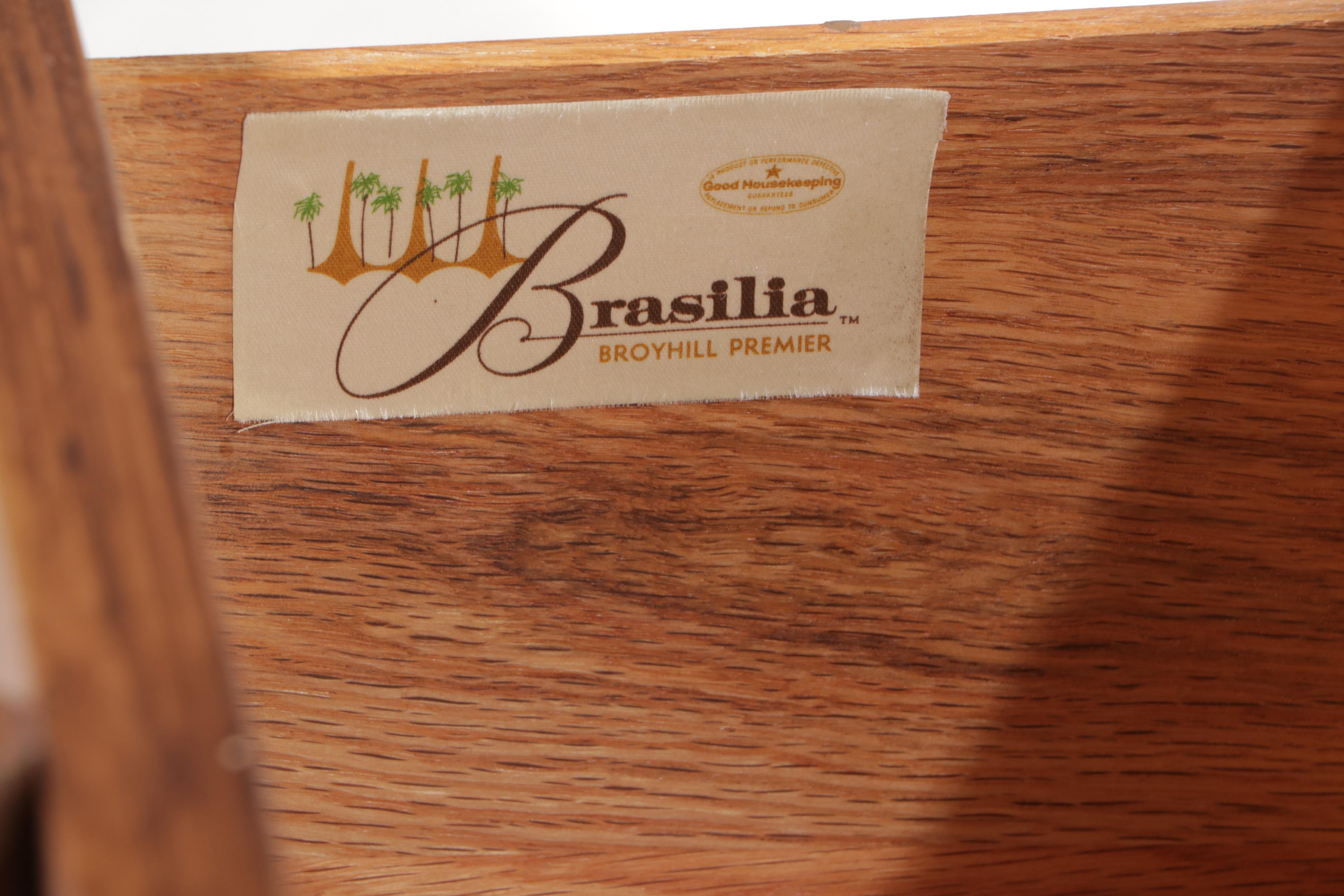 Broyhill "Brasilia" Mid Century Modern Walnut Five-Drawer Chest