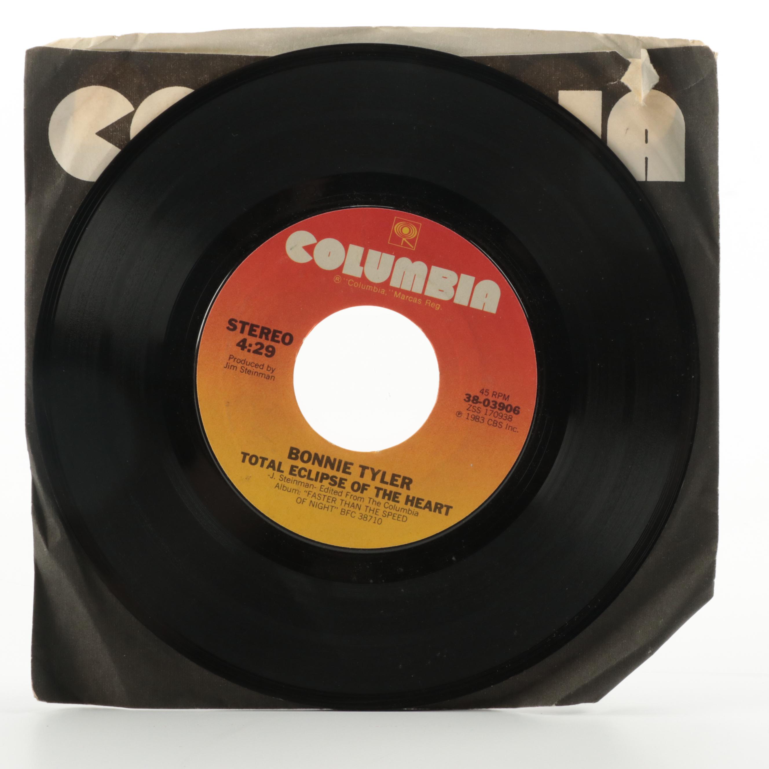 Michael Jackson, Bonnie Tyler and More 80s Vinyl Singles Records