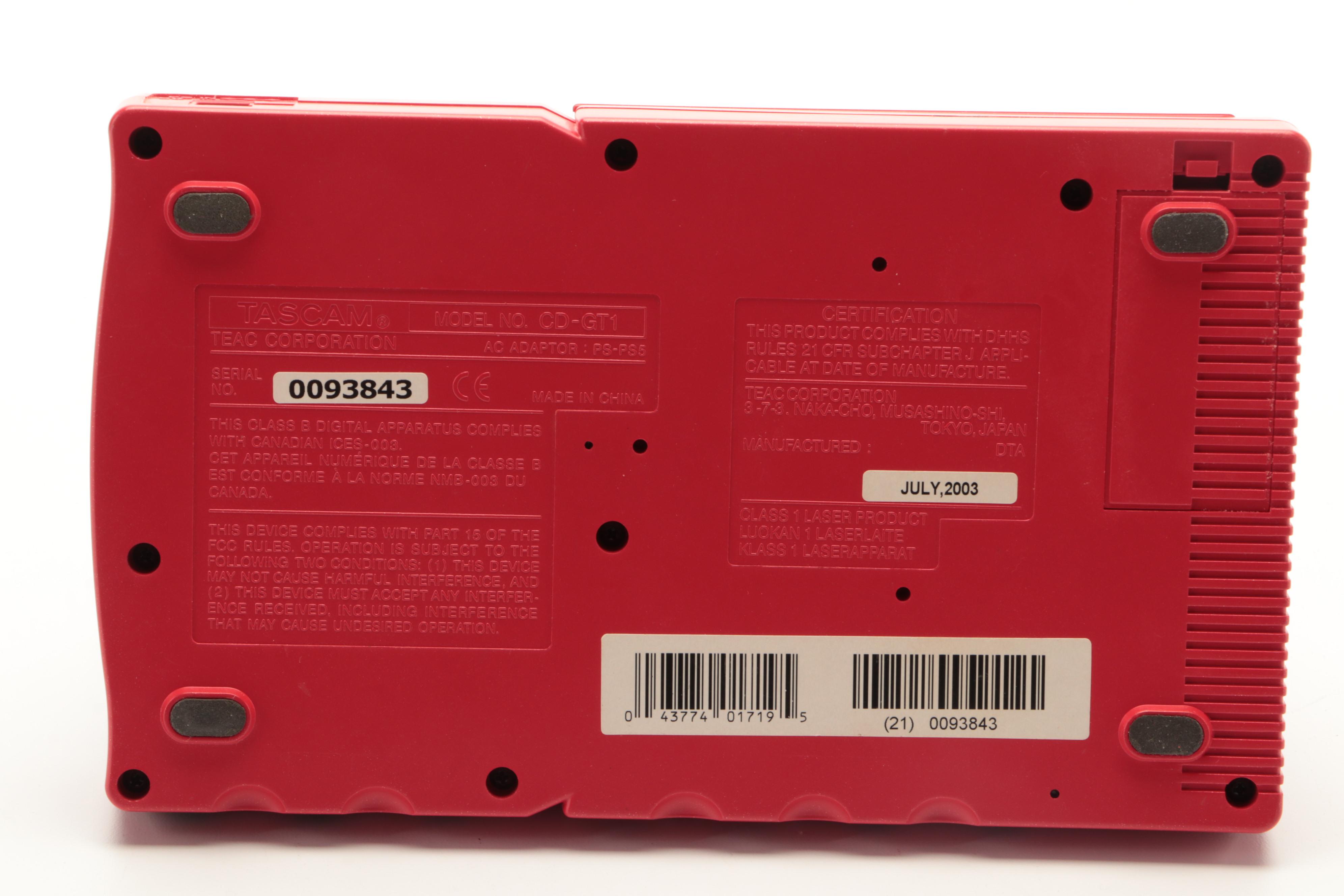 DigiTech RP355 Modeling Guitar Processor, Tascam CD Guitar Trainer, M-Audio USB